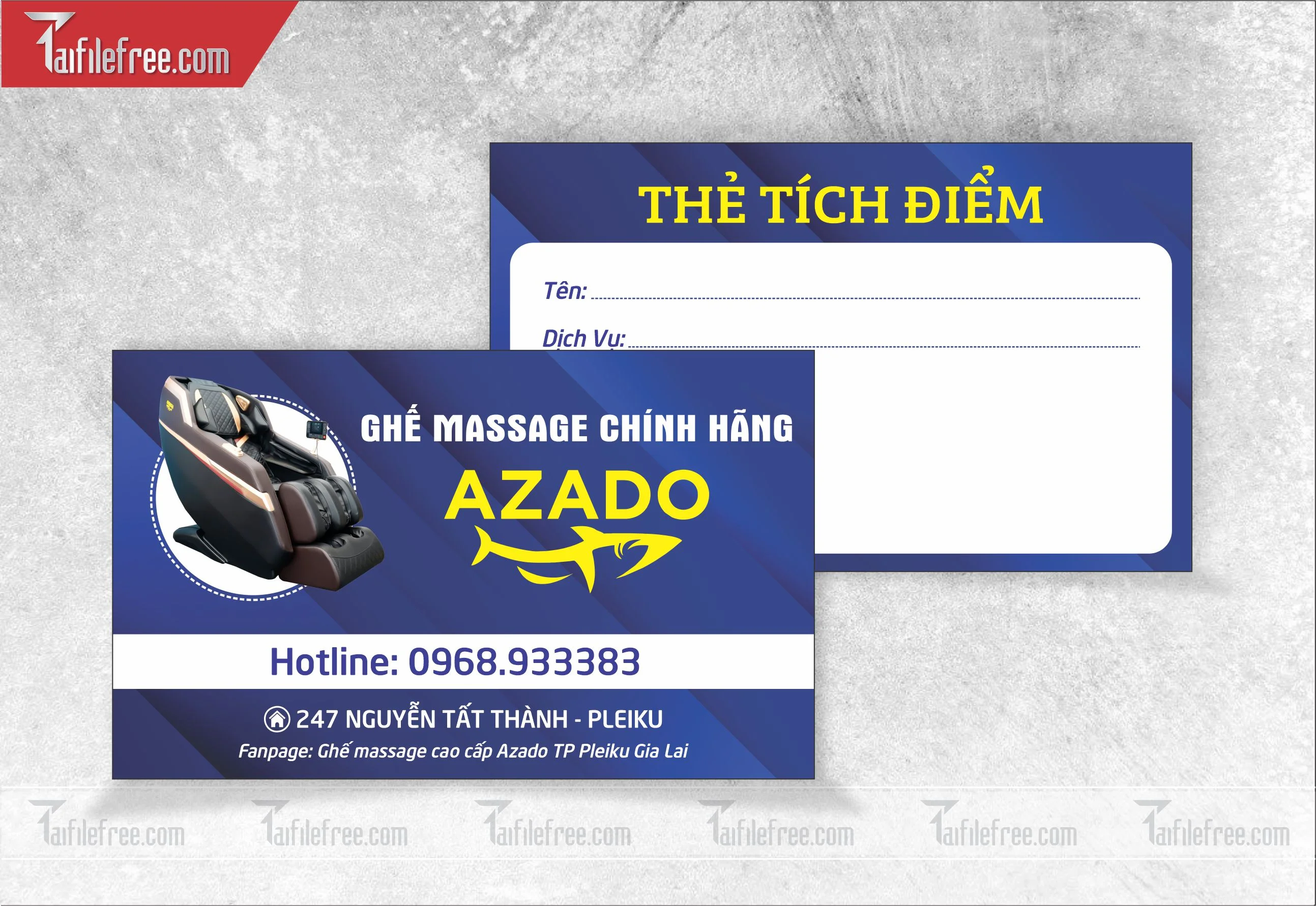 Danh thiếp, name card, thẻ tích điểm_DT43