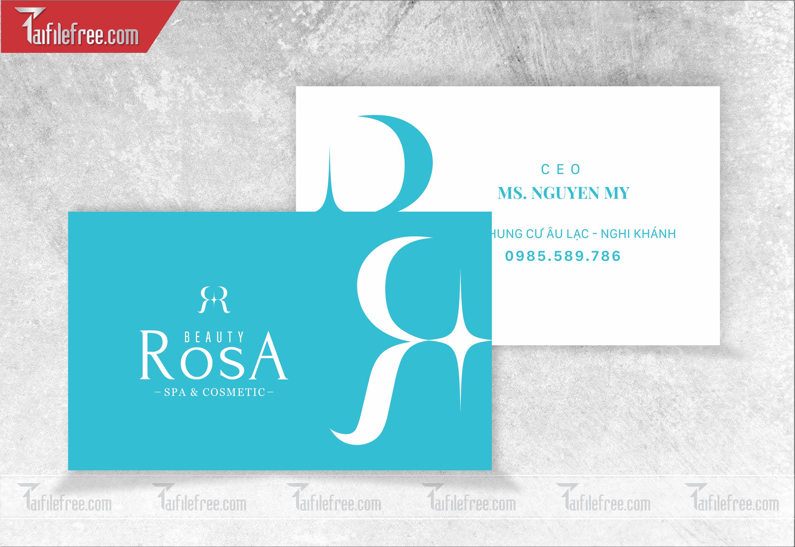 Danh thiếp, name card spa_DT52