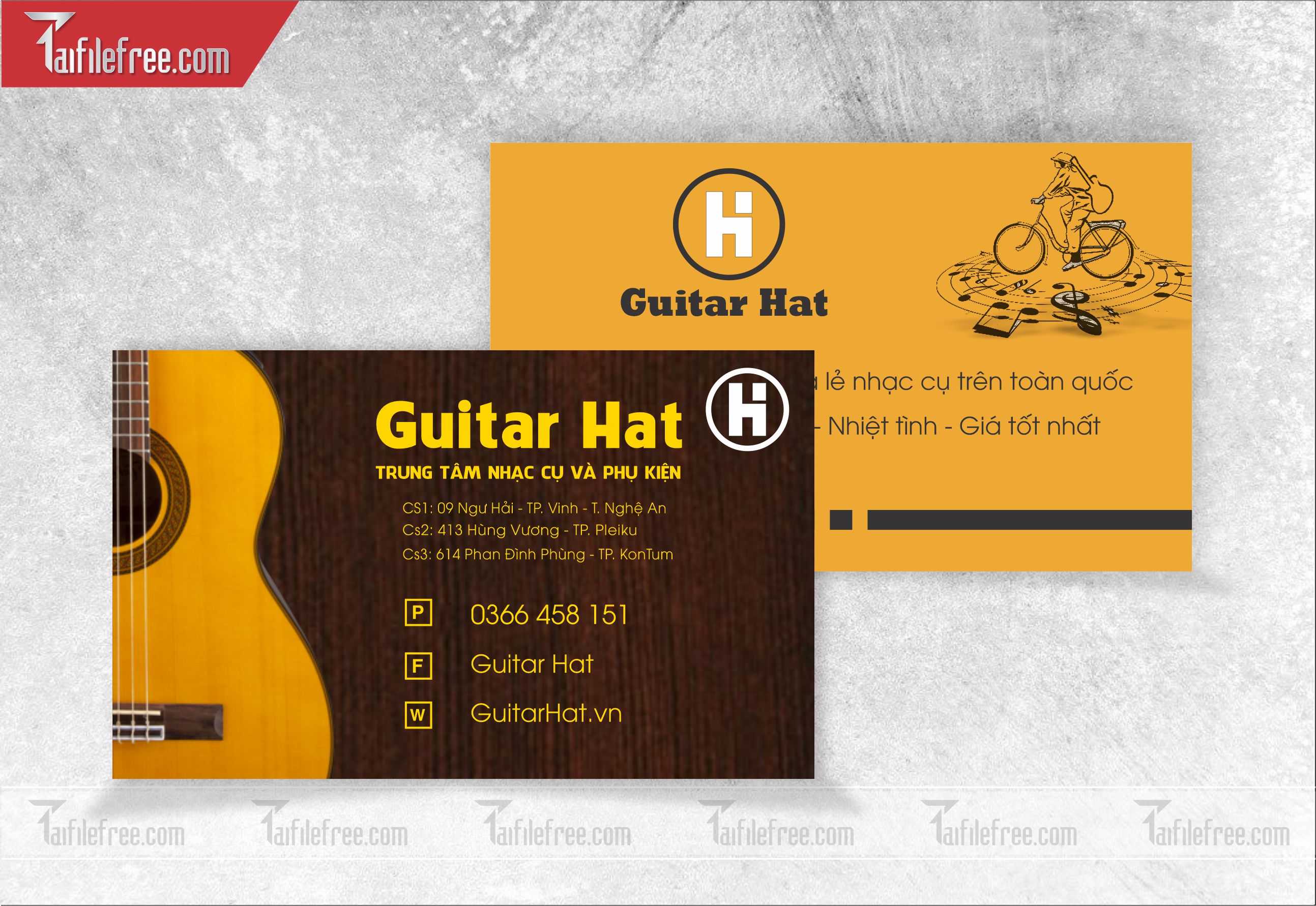 Danh thiếp, name card guitar_DT55
