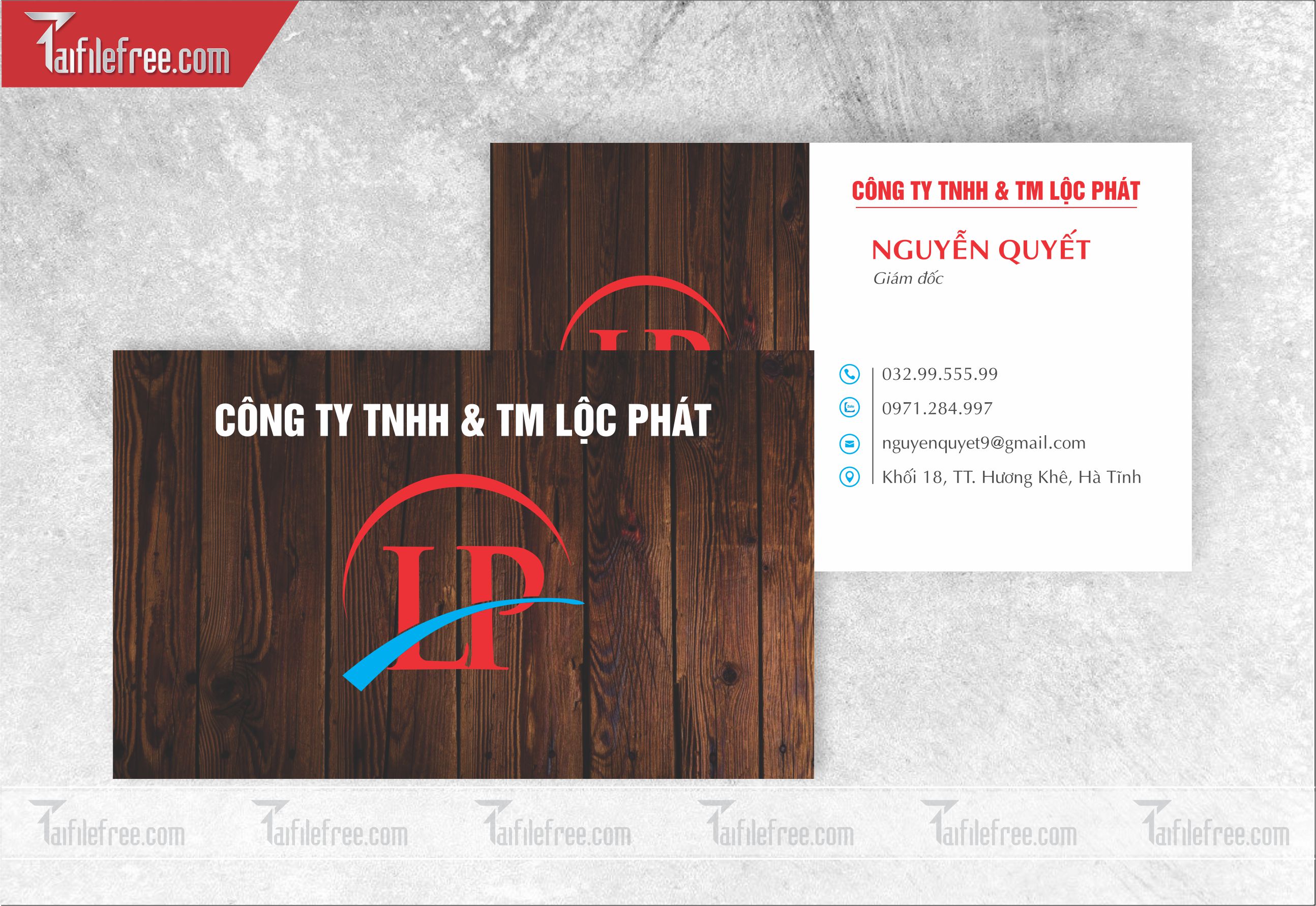 Danh thiếp, name card công ty_DT59