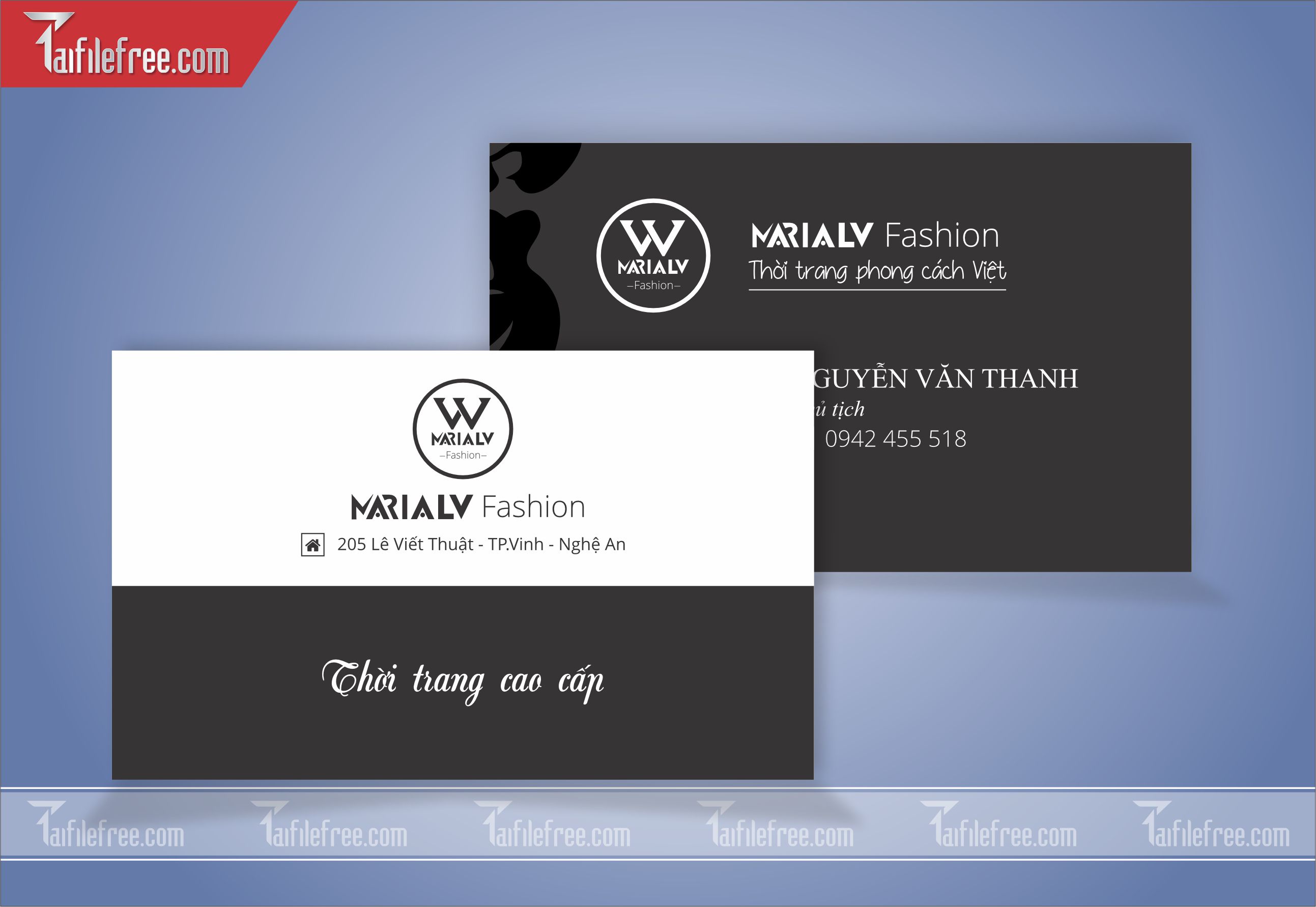 Danh Thiếp, Name Card Công Ty Cổ Phần Thời Trang_DT66