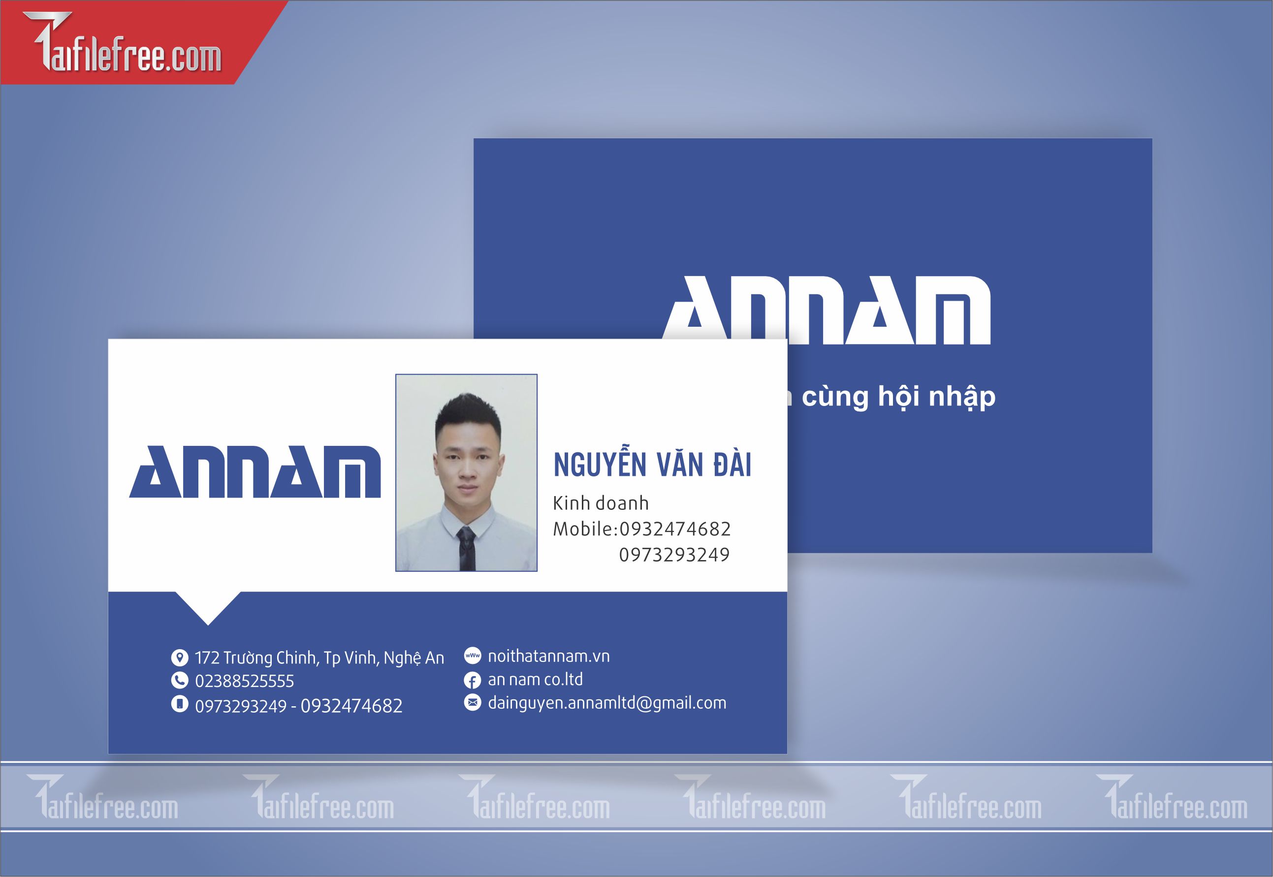 Danh Thiếp, Name Card Công Ty Kinh Doanh_DT81