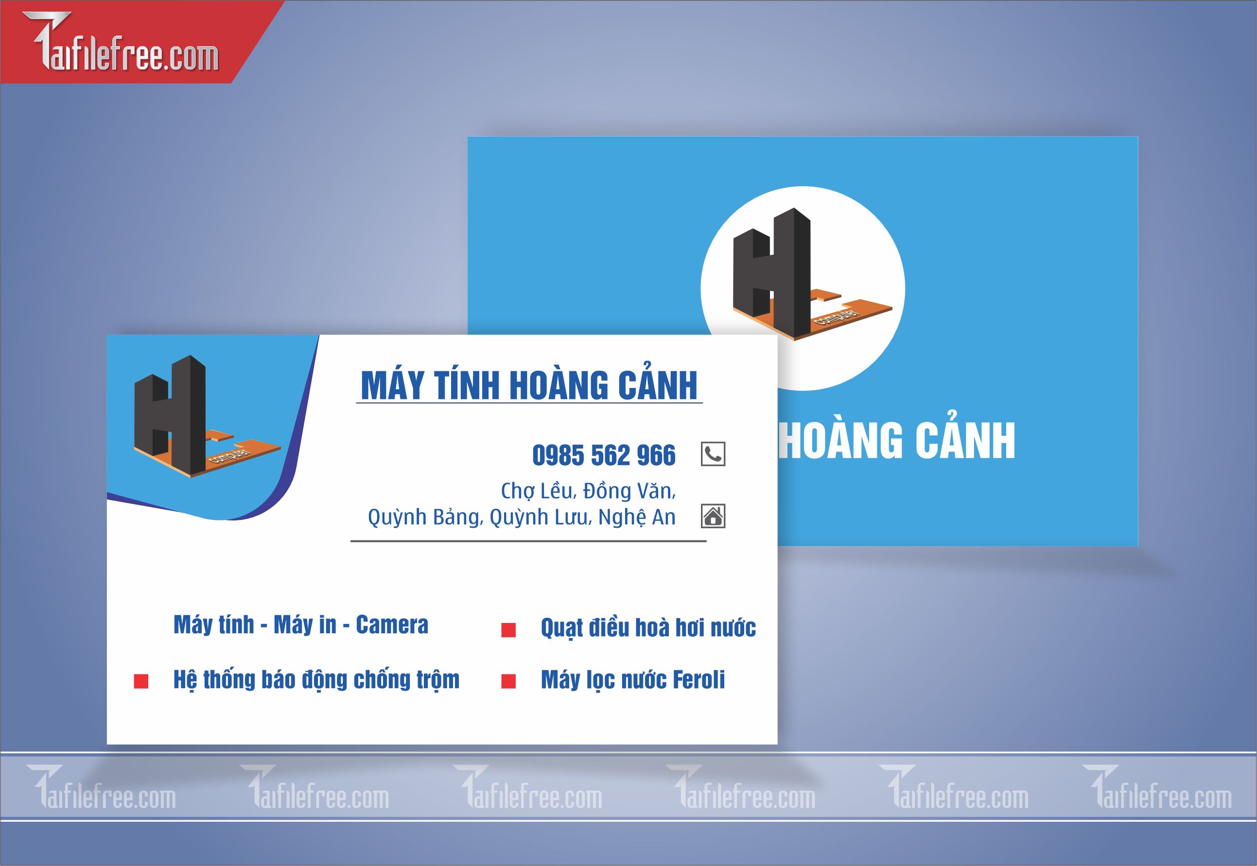 Danh Thiếp, Name Card Máy Tính_DT83