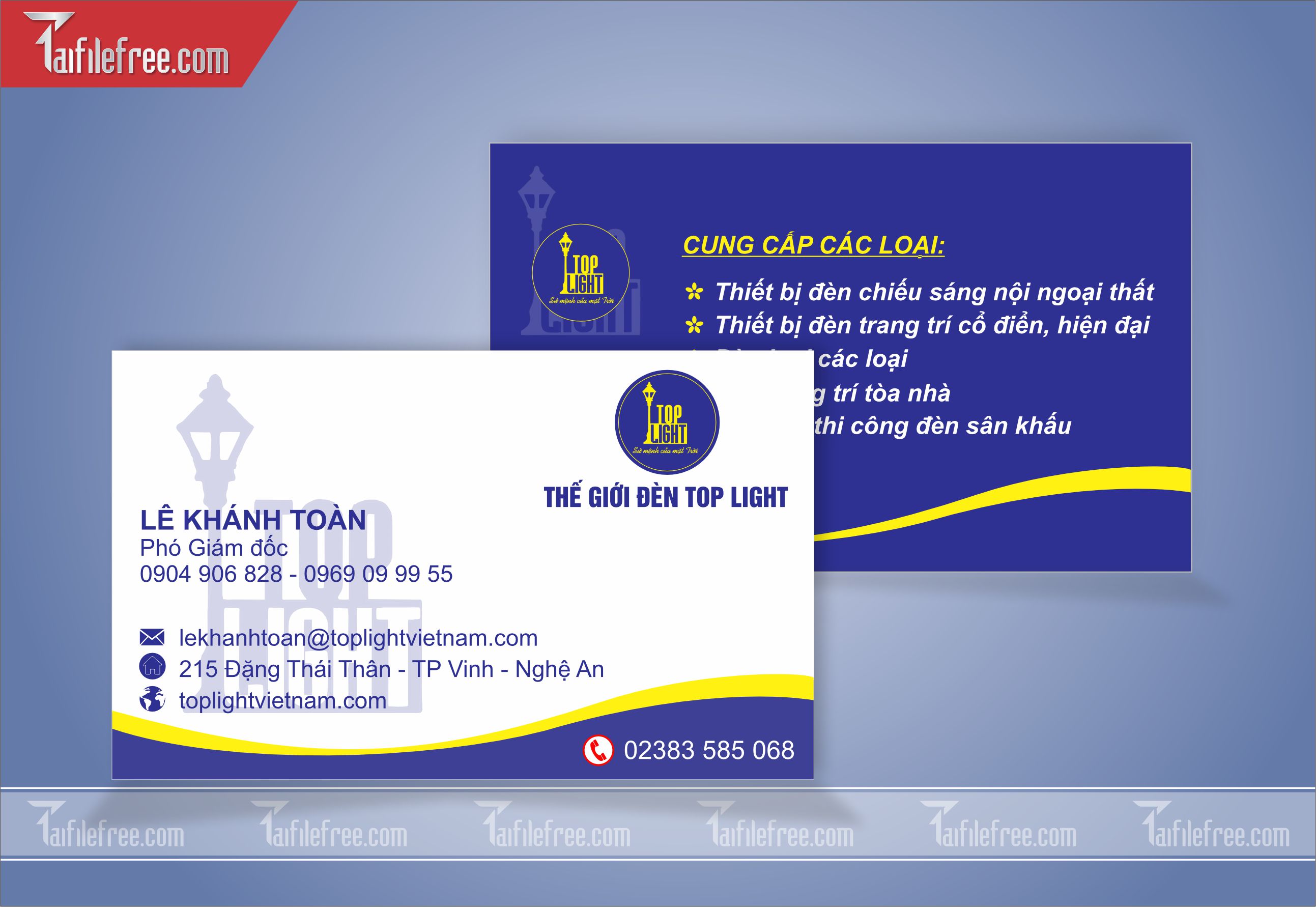 Danh Thiếp, Name Card  Thiết Bị Đèn _DT86