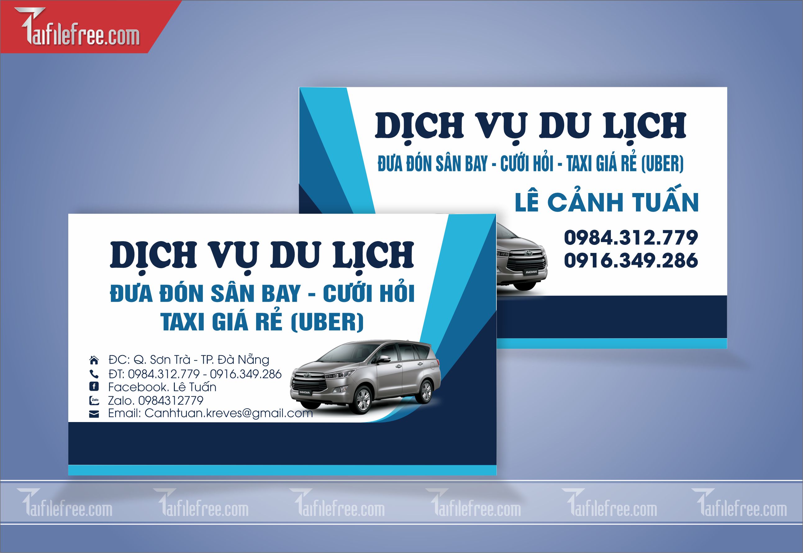 Danh Thiếp, Name Card  Công Ty Du Lịch _DT88