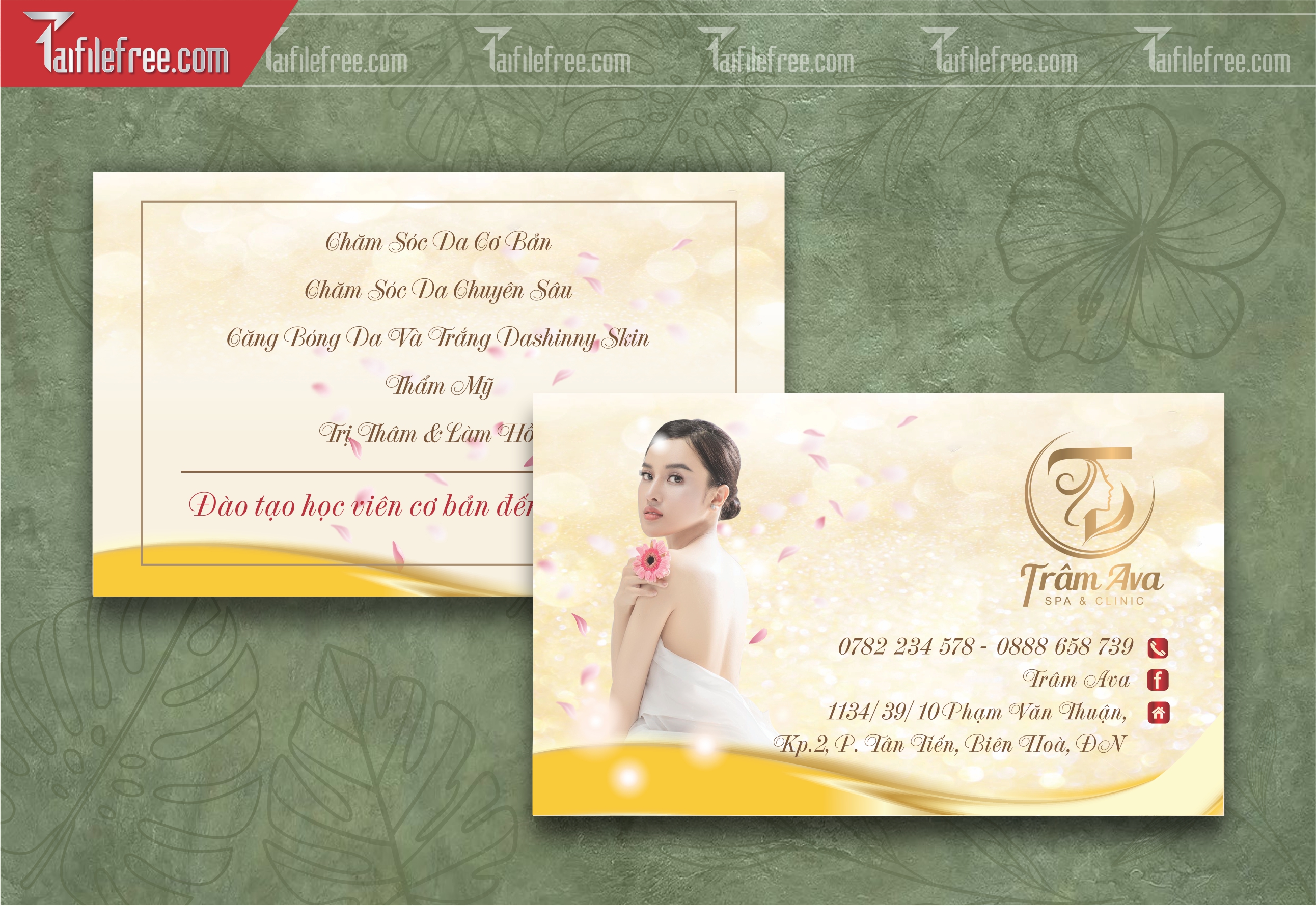 Danh Thiếp, Name Card Spa_DT91