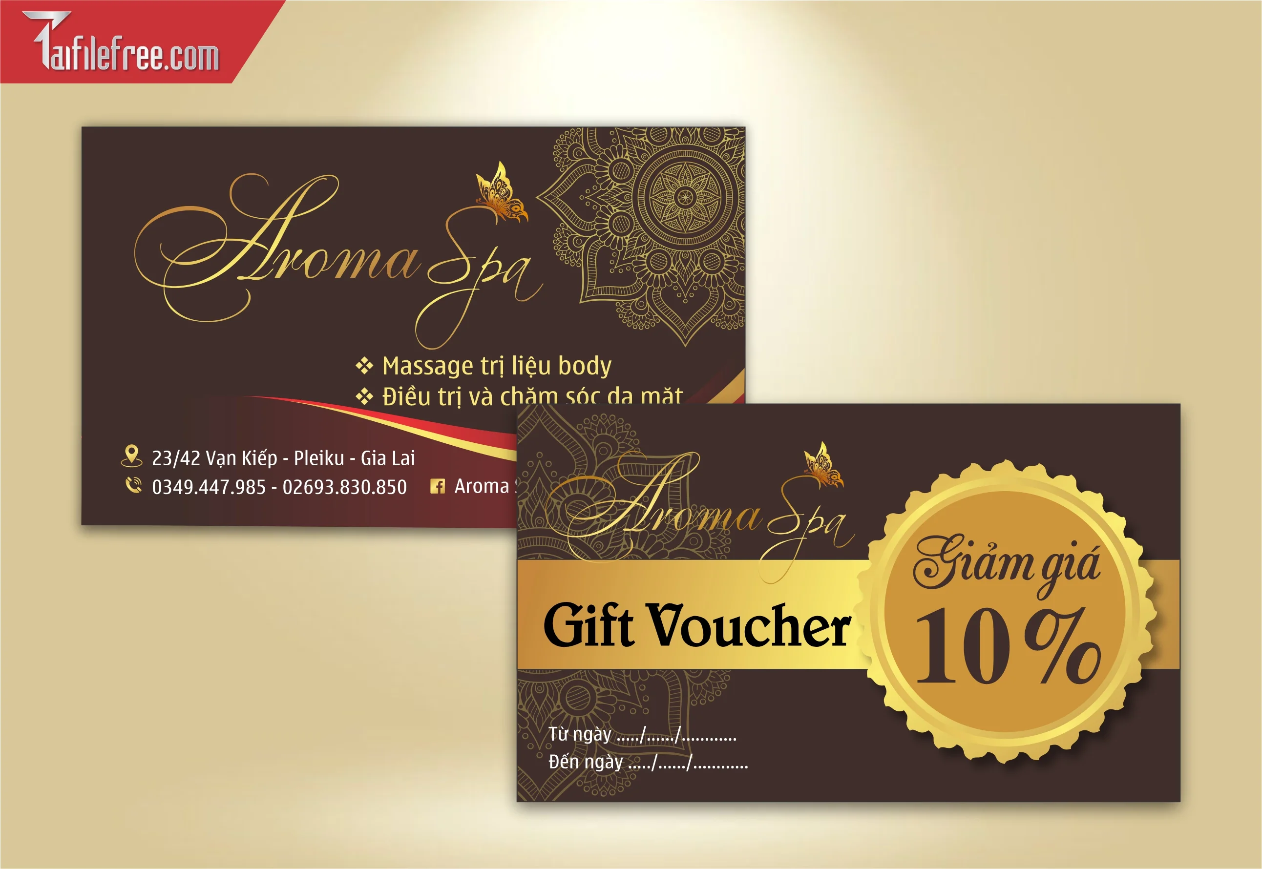 Danh Thiếp, Name Card Spa_DT94