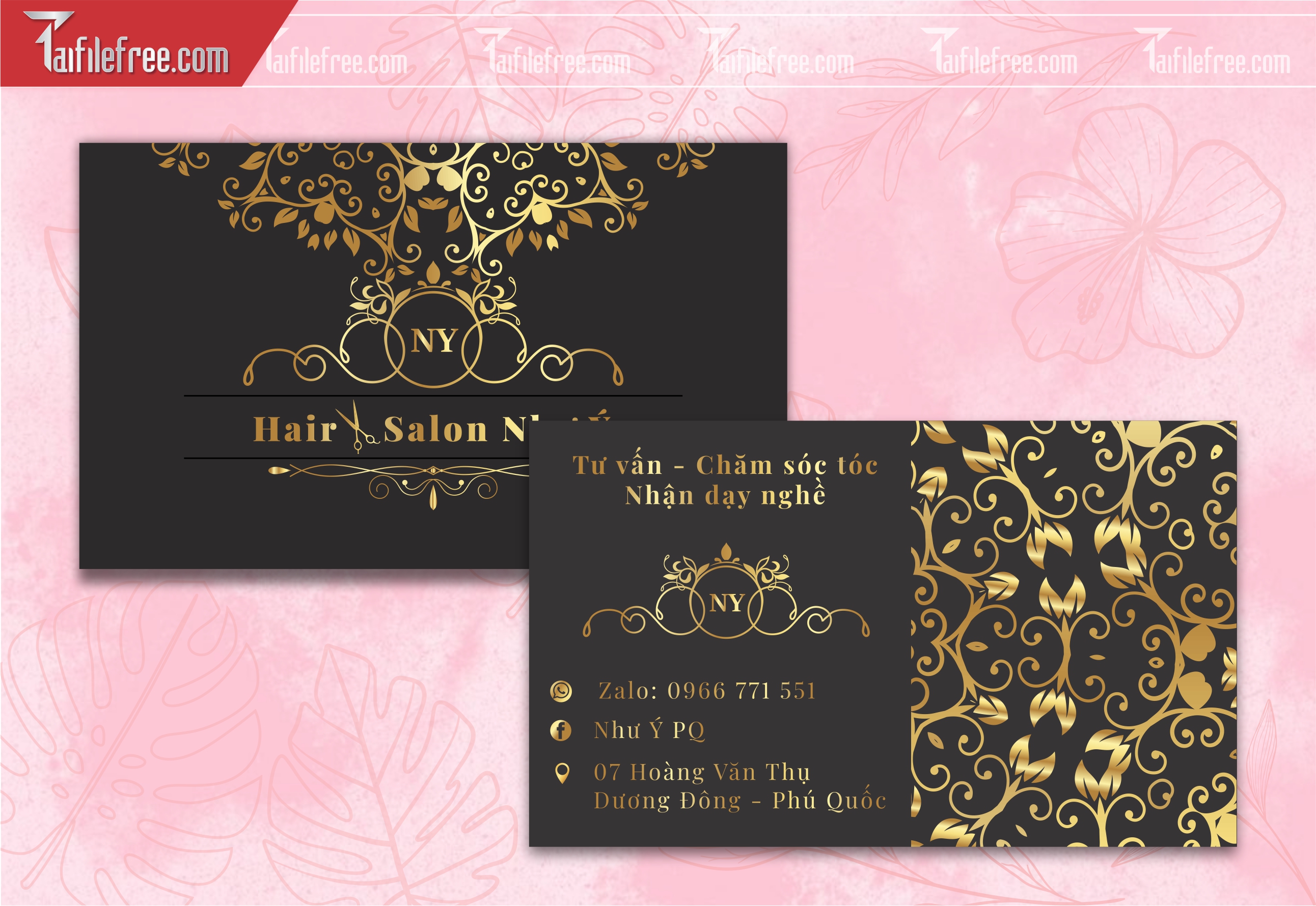 Danh Thiếp, Name Card Spa_DT95