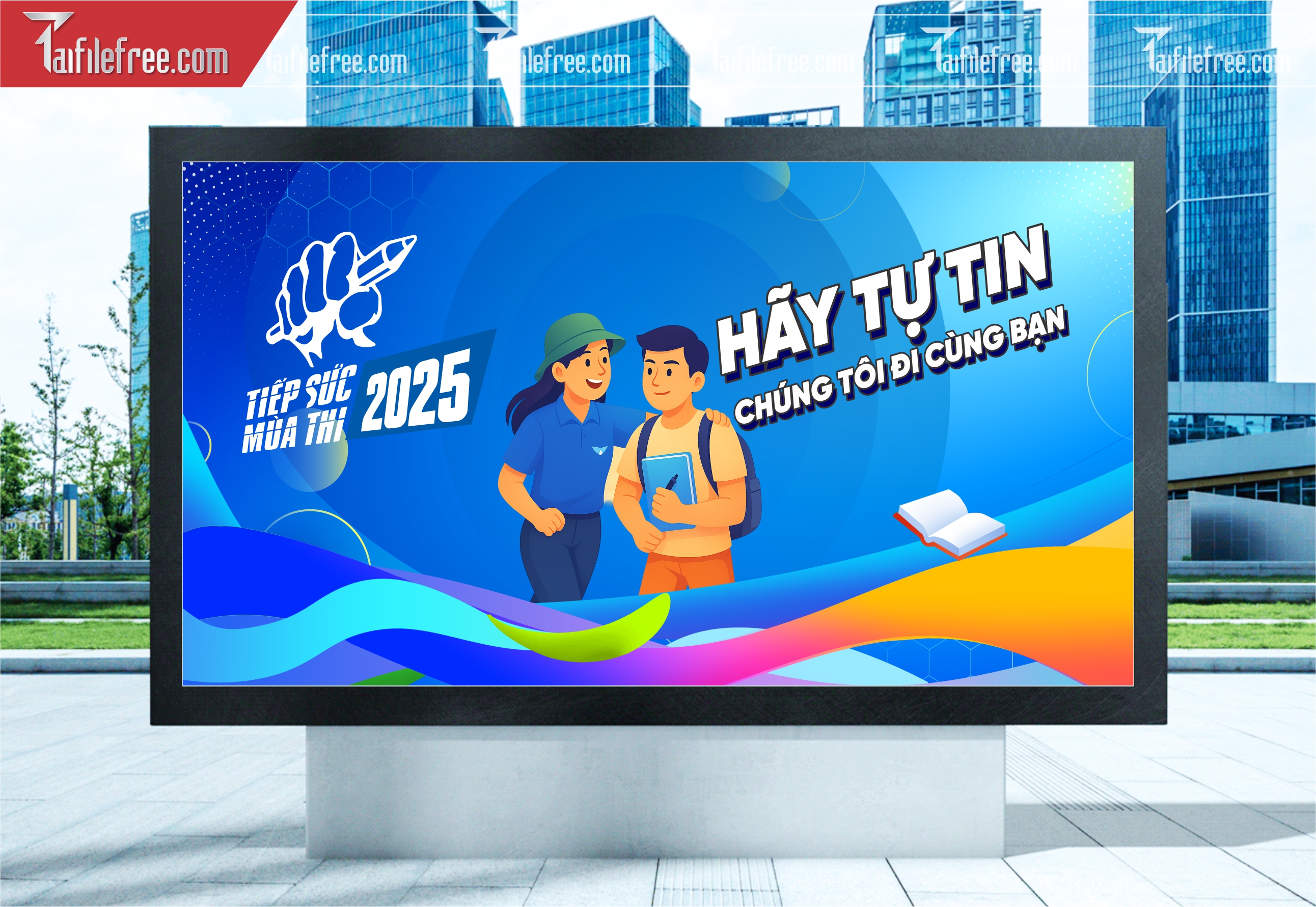 Mẫu Poster, Banner Tiếp Sức Mùa Thi TNCSHCM_DTN65