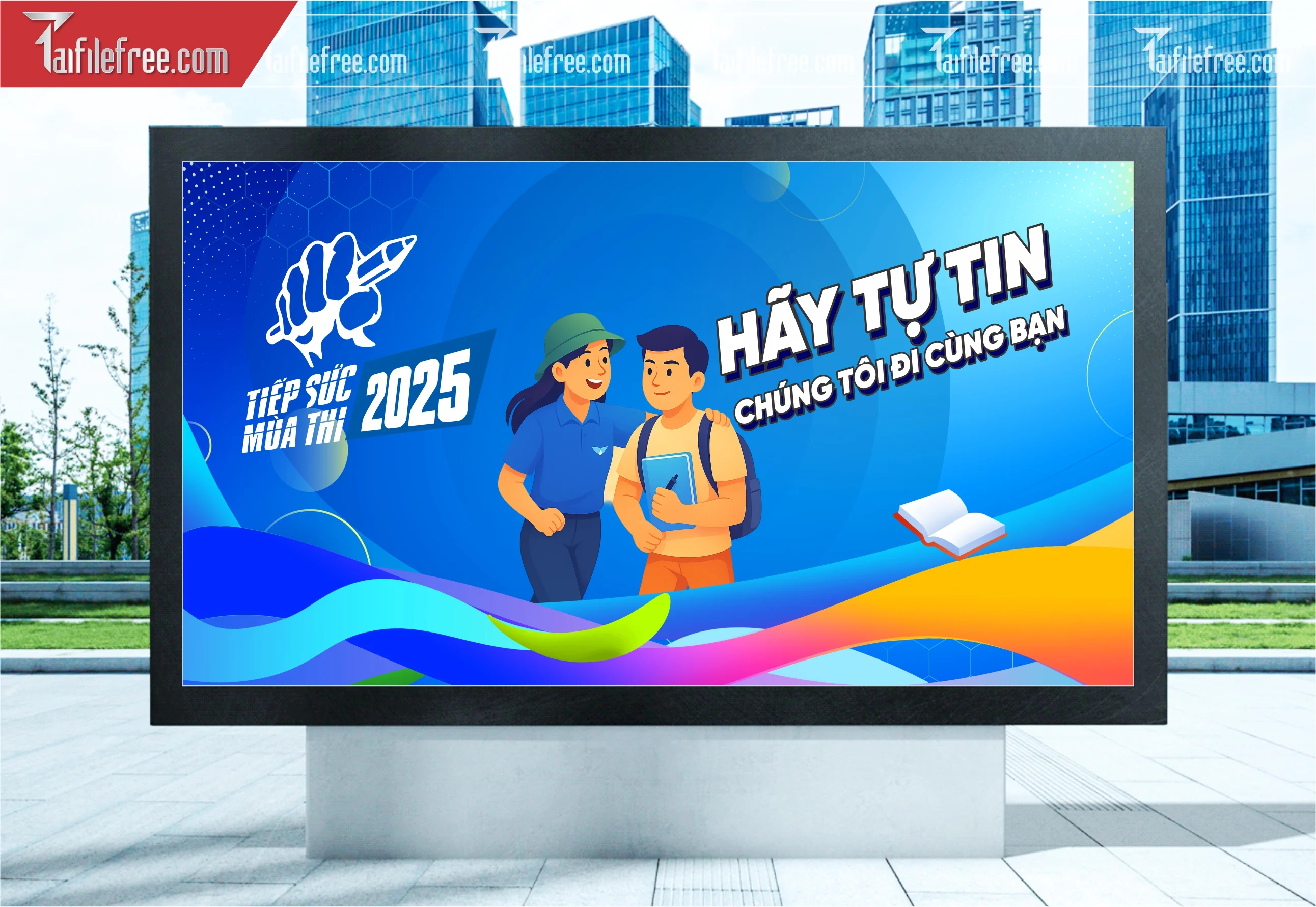 Mẫu Poster, Banner Tiếp Sức Mùa Thi TNCSHCM_DTN65