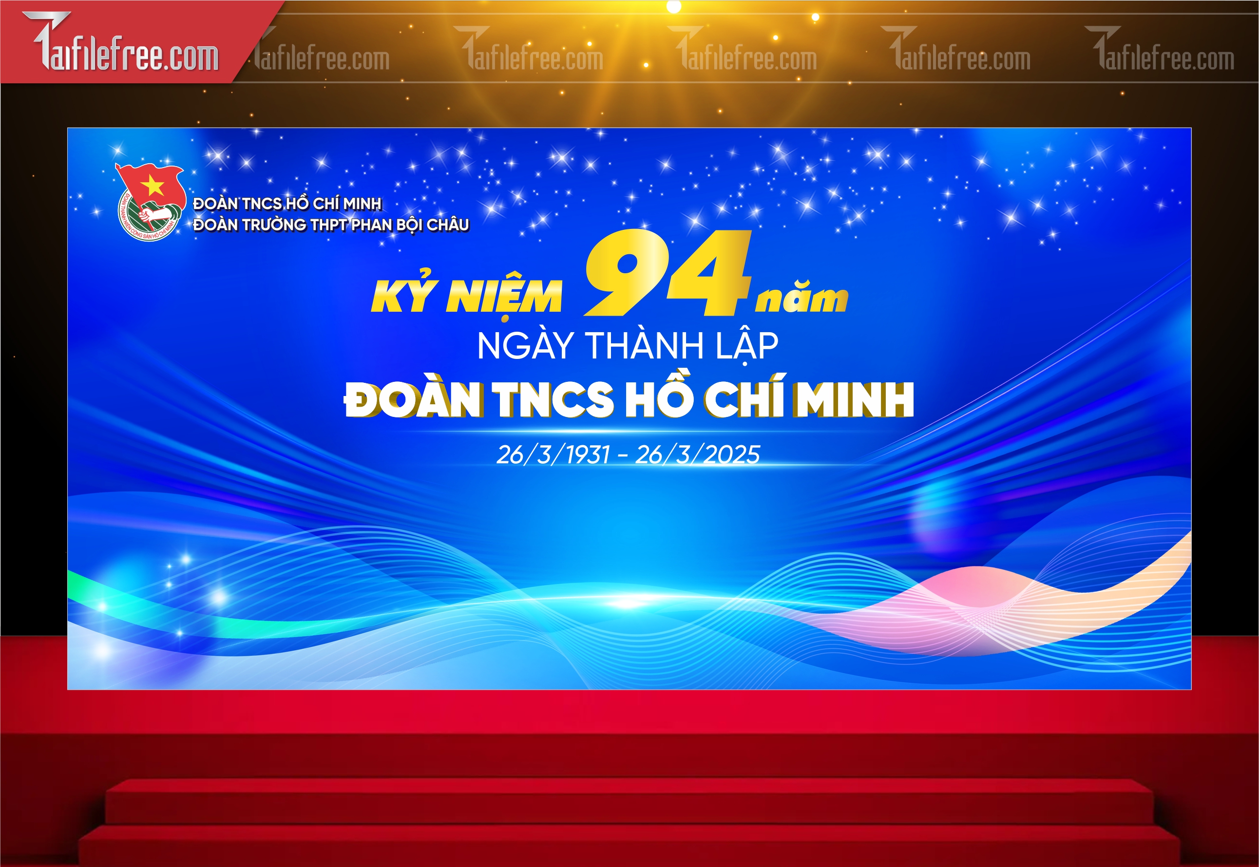 Maket Ngày Thành Lập Đoàn TNCS Hồ Chí Minh_DTN70