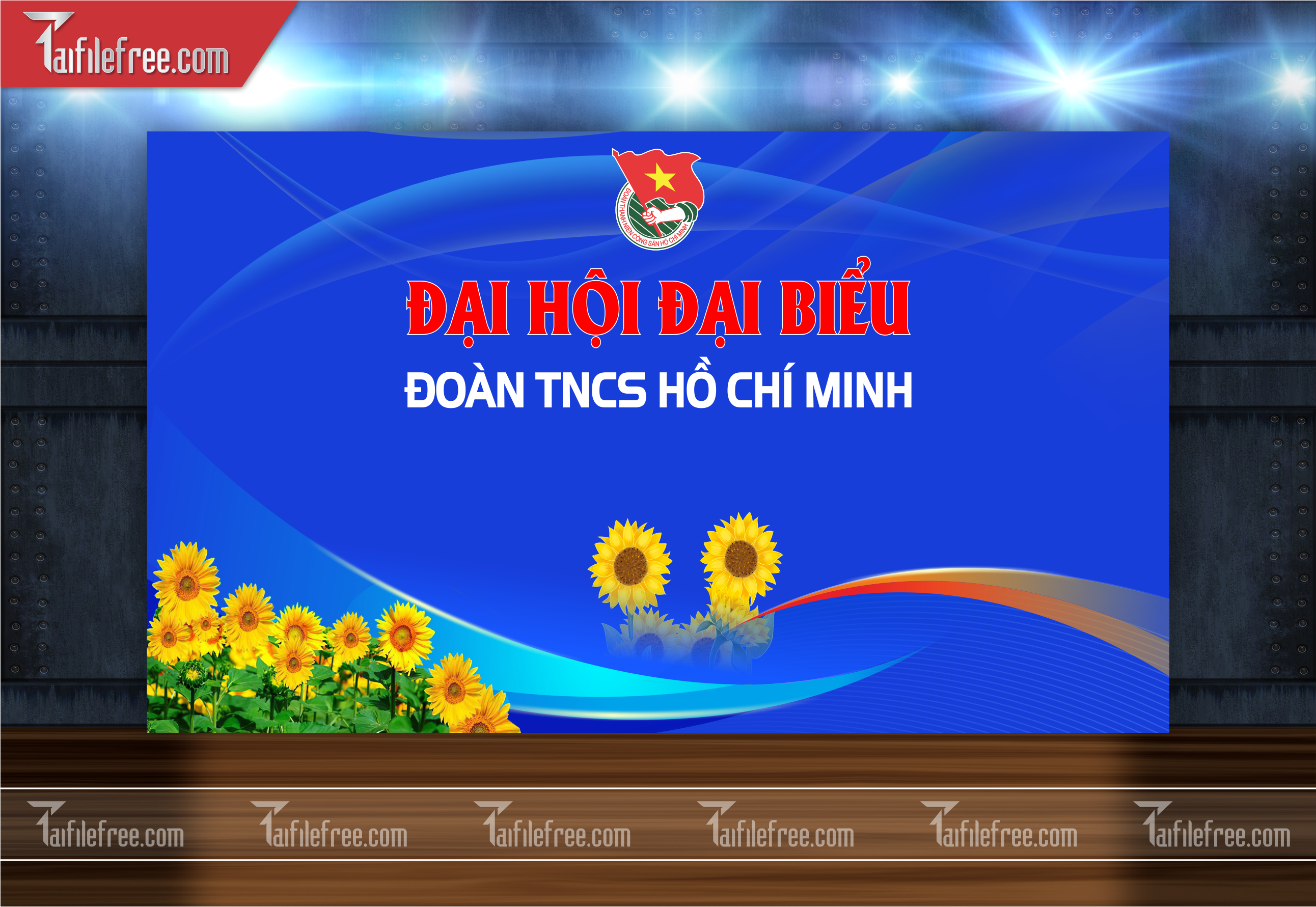 Mẫu Poster, Banner, Standee Ngày Thành lập Đoàn TNCSHCM 26/3_DTN07