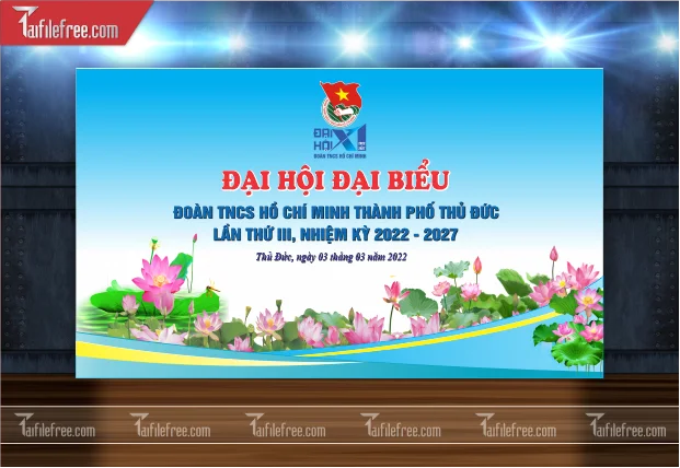 Mẫu Poster, Banner, Standee Ngày Thành lập Đoàn TNCSHCM 26/3_DTN20
