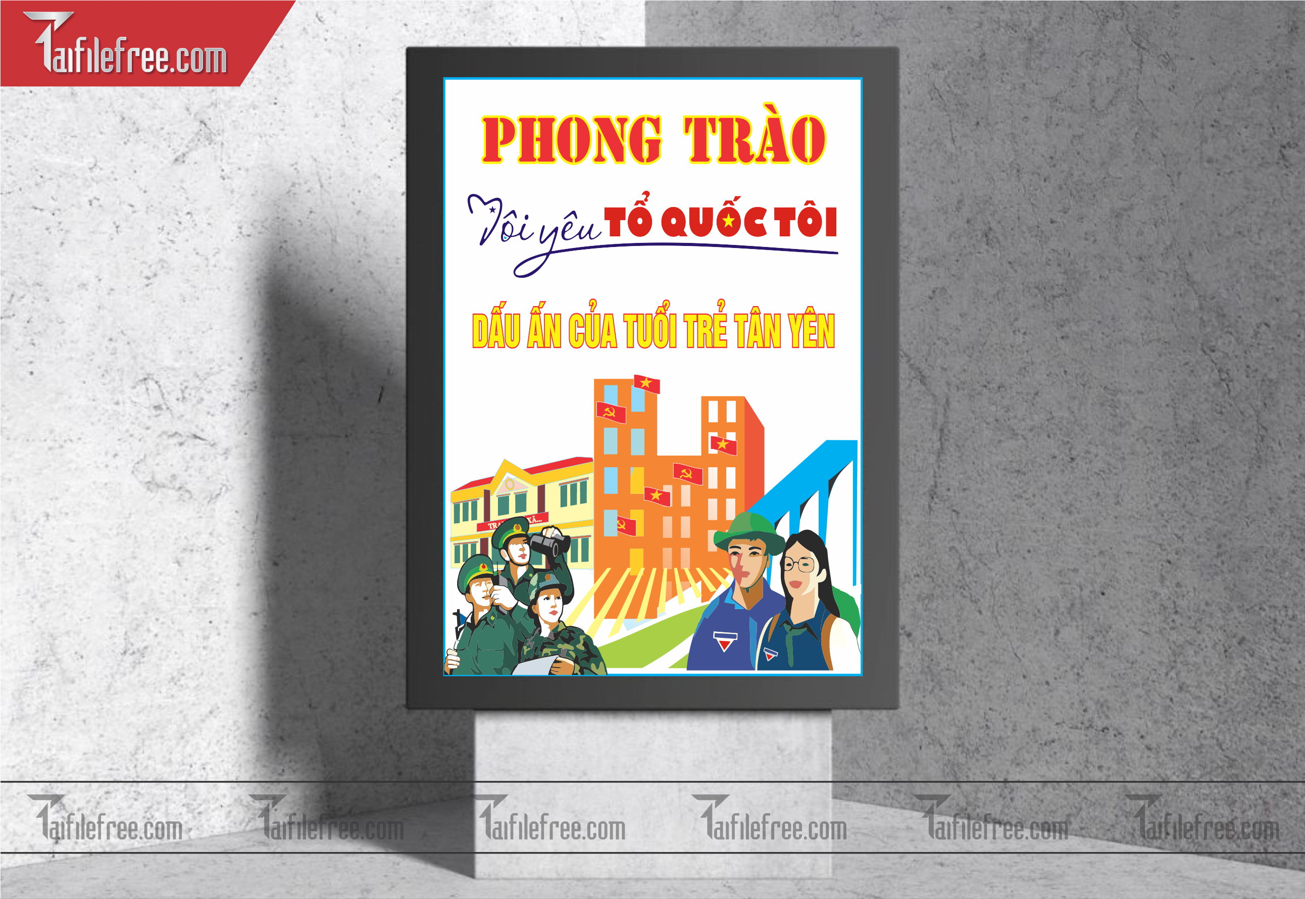 Mẫu Poster, Banner, Standee Ngày Thành lập Đoàn TNCSHCM 26/3_DTN25