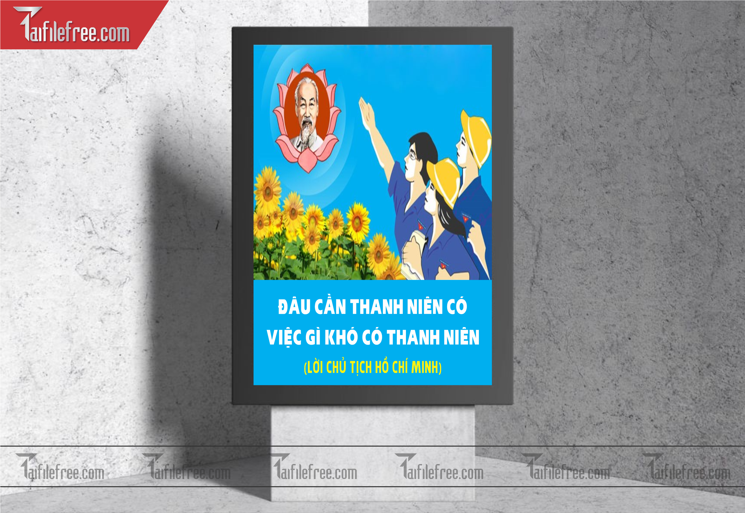 Mẫu Poster, Banner, Standee Ngày Thành lập Đoàn TNCSHCM 26/3_DTN27