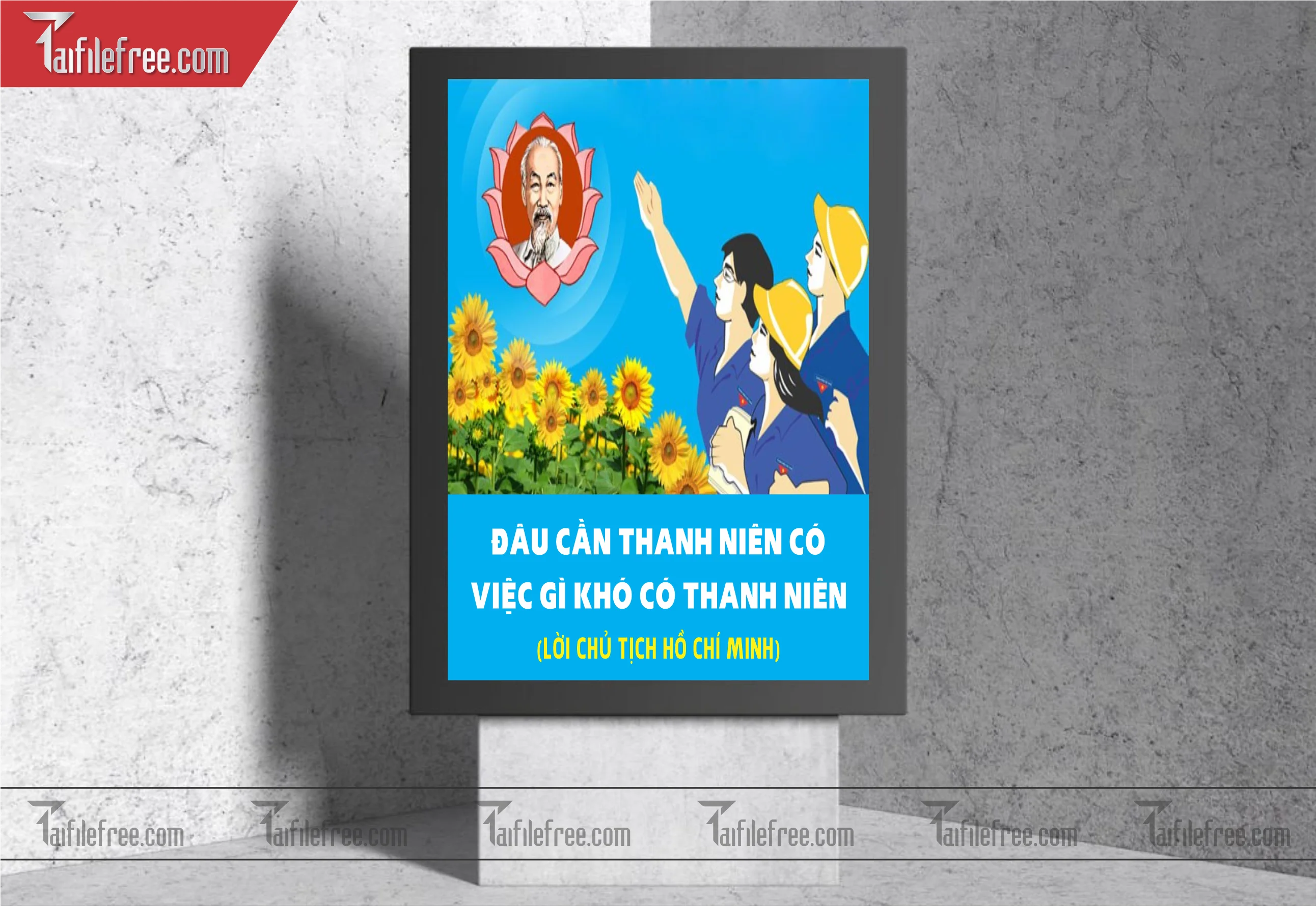 Mẫu Poster, Banner, Standee Ngày Thành lập Đoàn TNCSHCM 26/3_DTN27