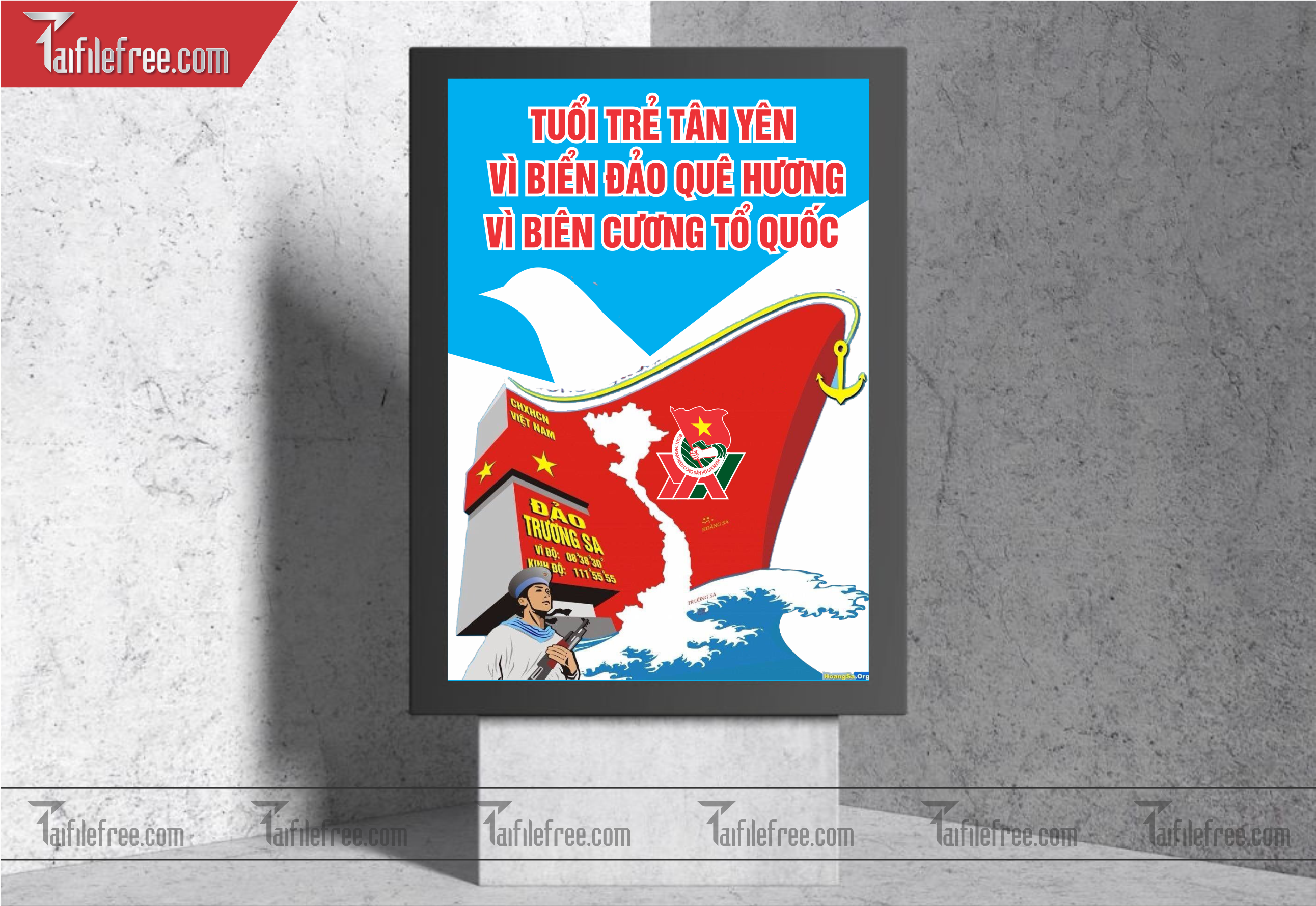 Mẫu Poster, Banner, Standee Ngày Thành lập Đoàn TNCSHCM 26/3_DTN35