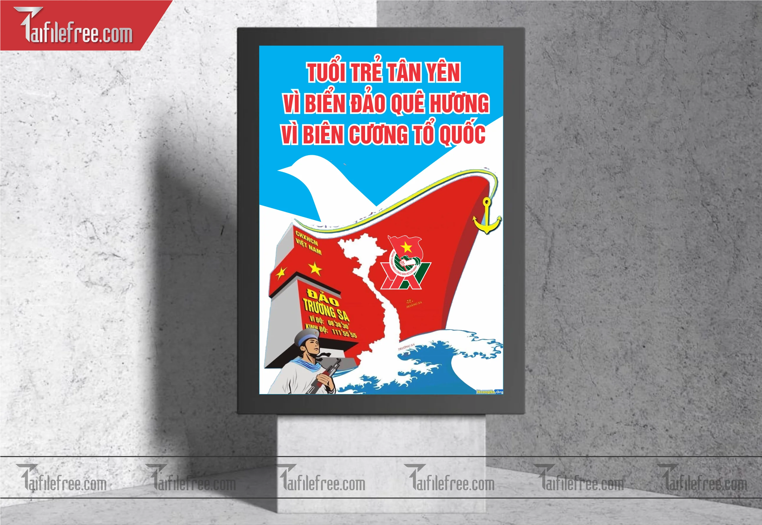 Mẫu Poster, Banner, Standee Ngày Thành lập Đoàn TNCSHCM 26/3_DTN35