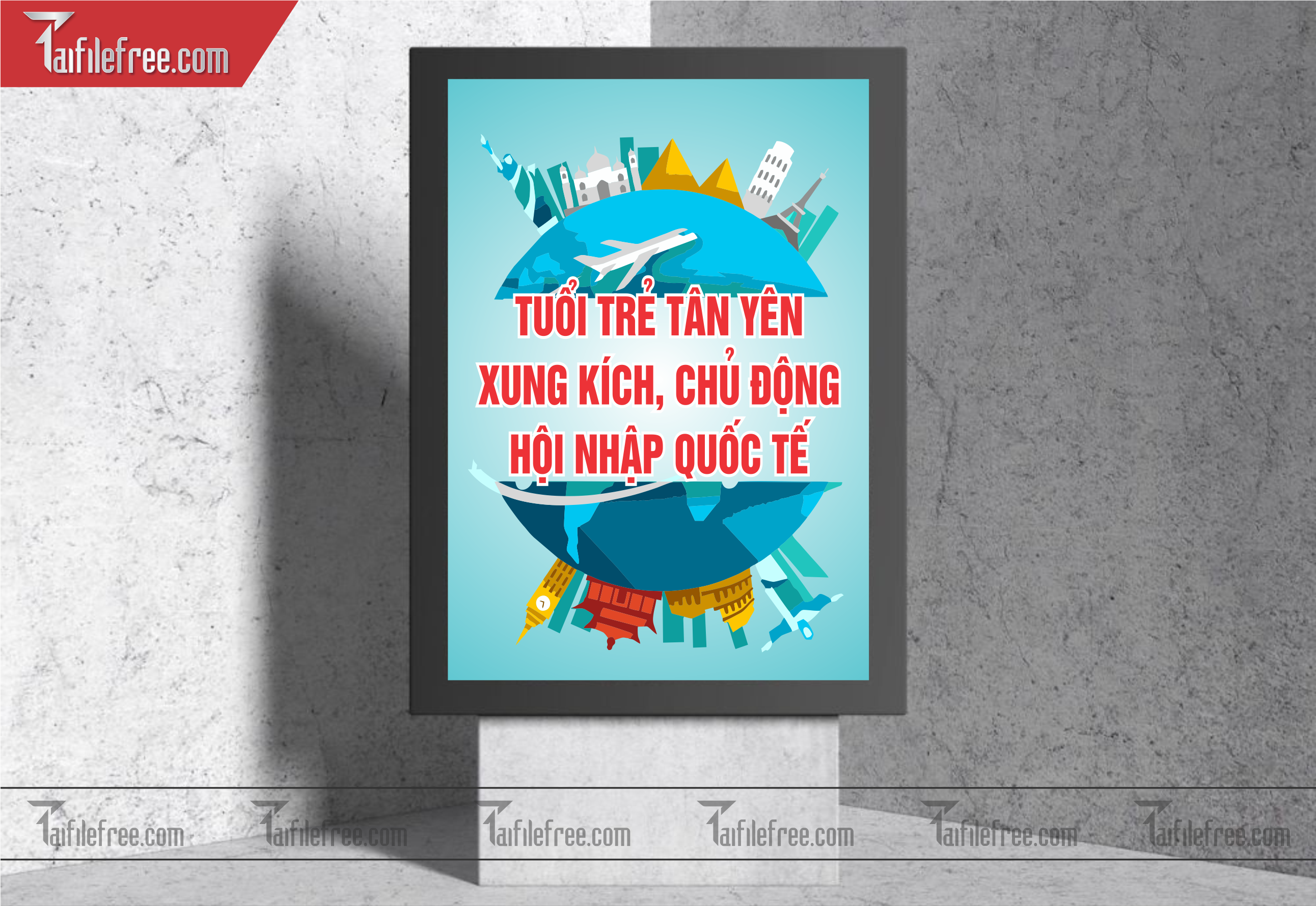 Mẫu Poster, Banner, Standee Ngày Thành lập Đoàn TNCSHCM 26/3_DTN36
