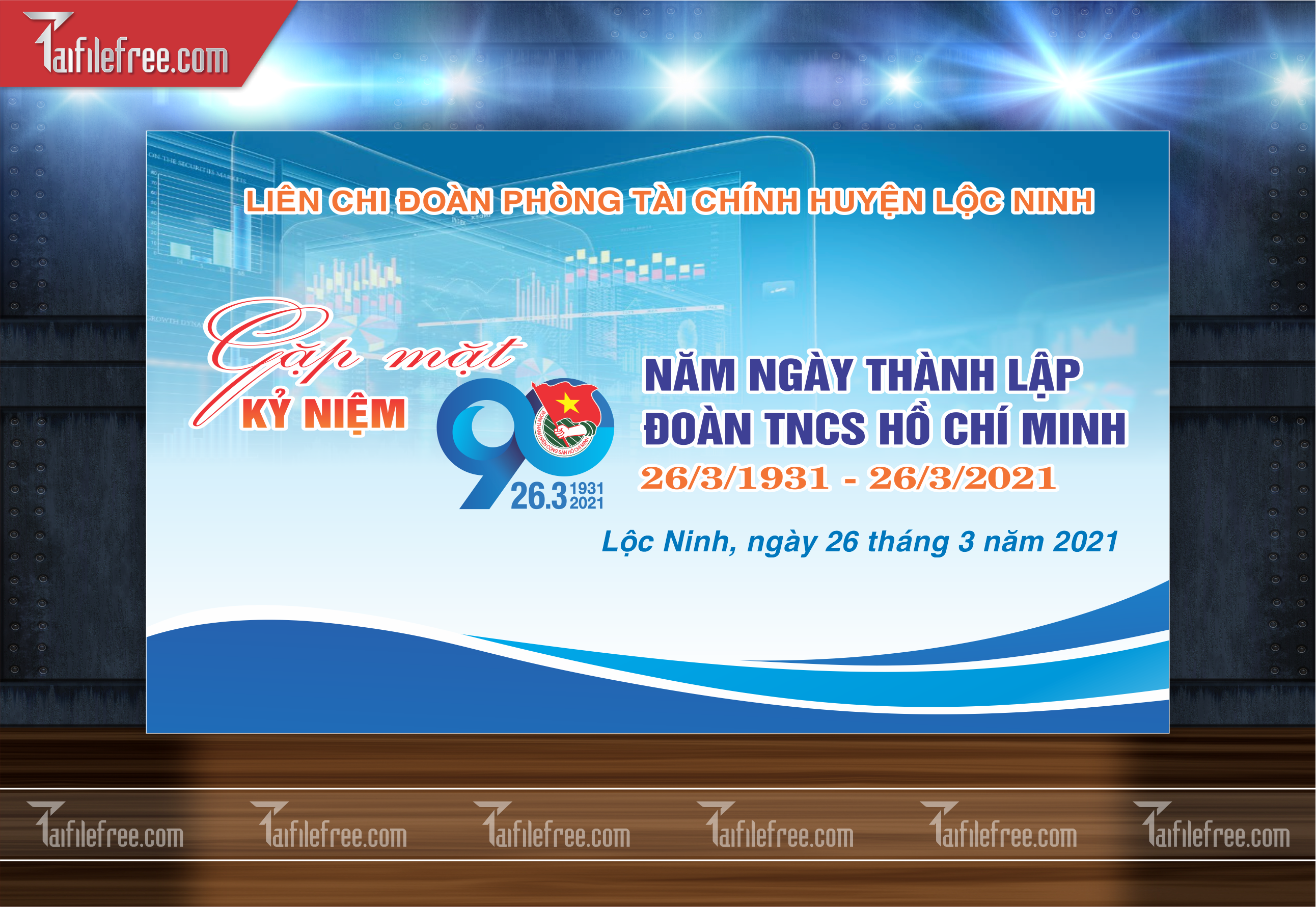 Mẫu Poster, Banner, Standee Ngày Thành lập Đoàn TNCSHCM 26/3_DTN47