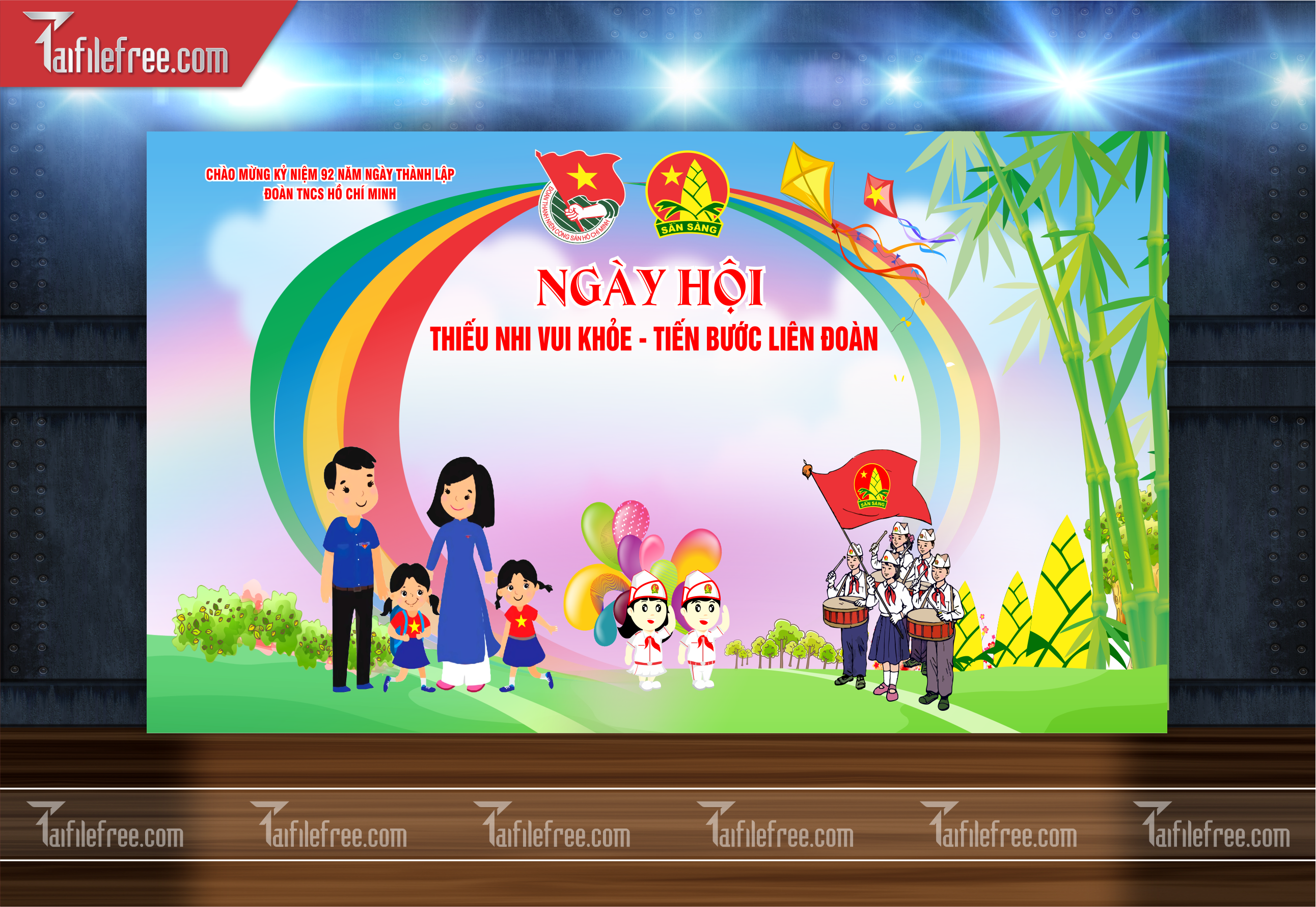 Mẫu Poster, Banner, Standee Ngày Thành lập Đoàn TNCSHCM 26/3_DTN51