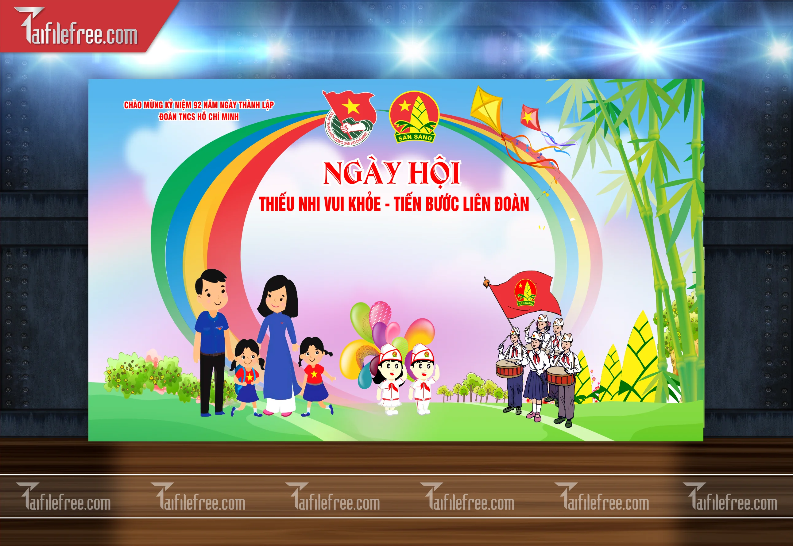 Mẫu Poster, Banner, Standee Ngày Thành lập Đoàn TNCSHCM 26/3_DTN51