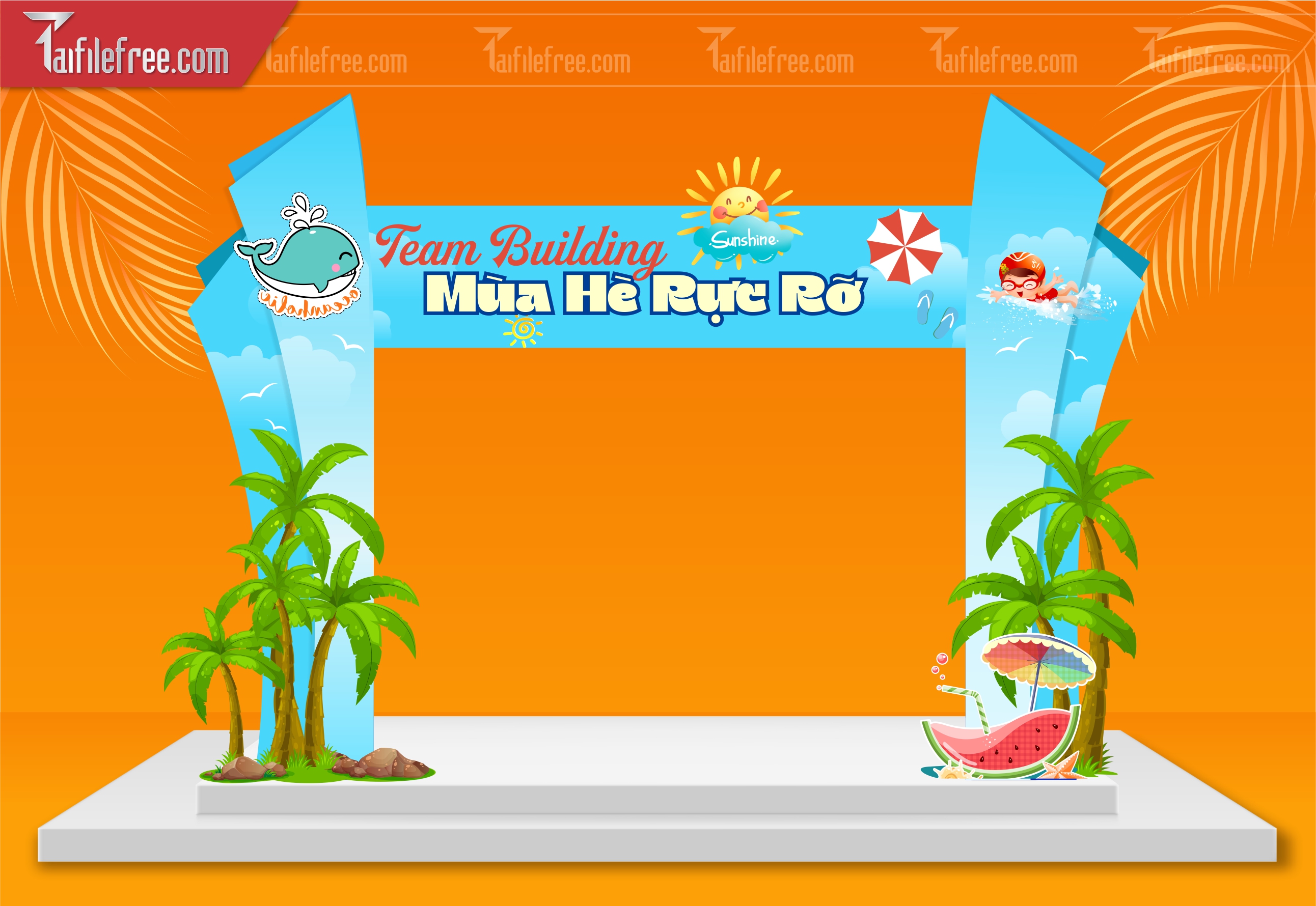 Cổng Team Building Mùa Hè Rực Rỡ DTN73
