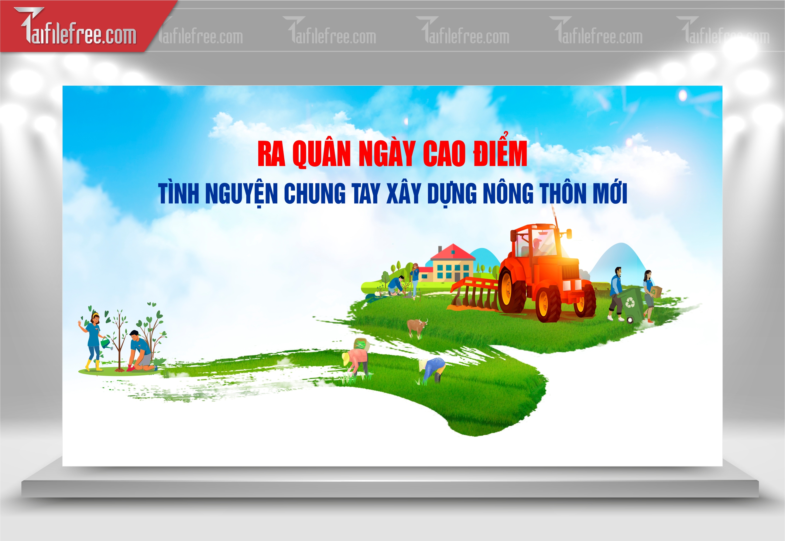 Maket Nông Thôn Mới DTN74