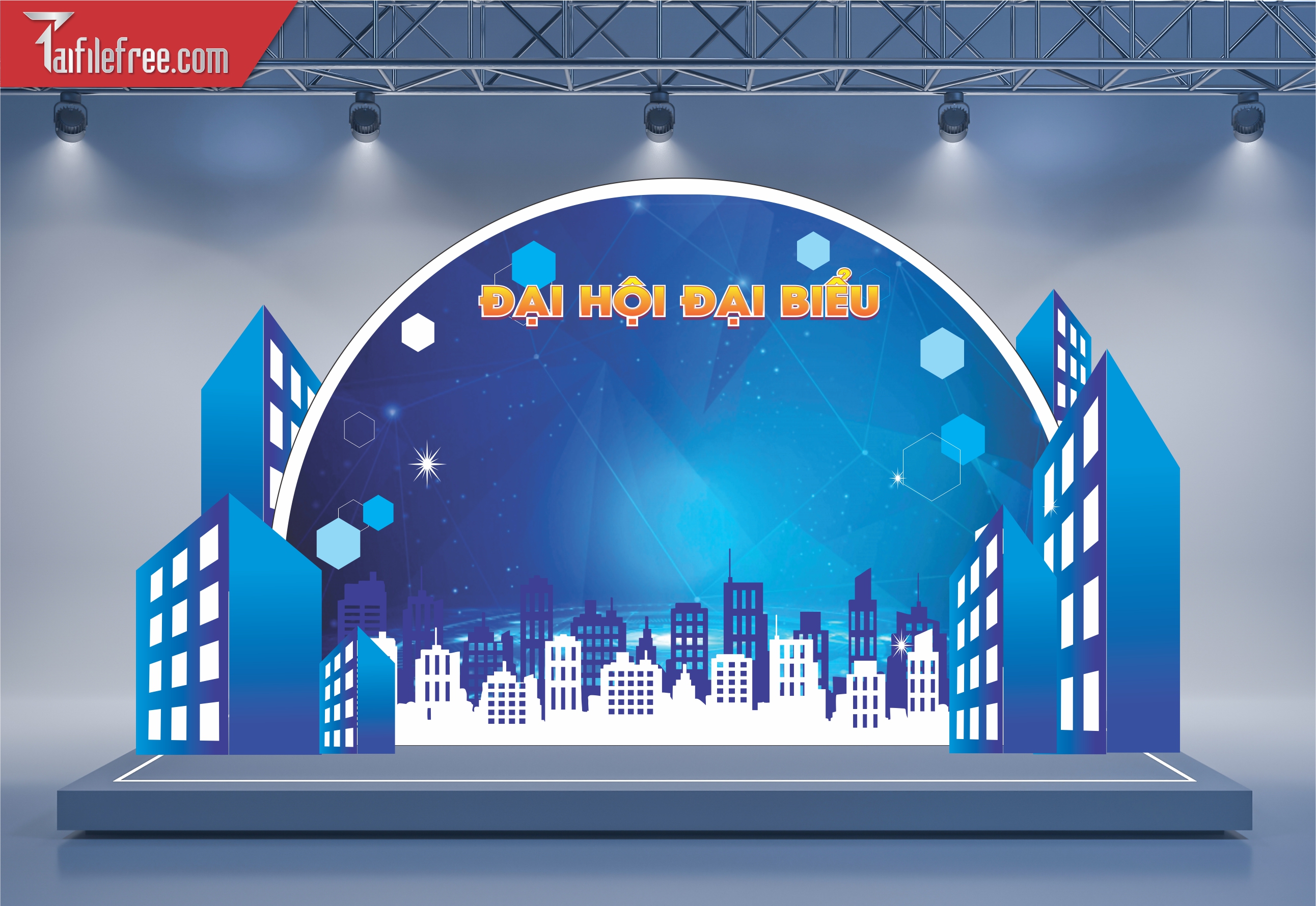 Background Sân Khấu Đại Hội Đại Biểu Thanh Niên_DTN82