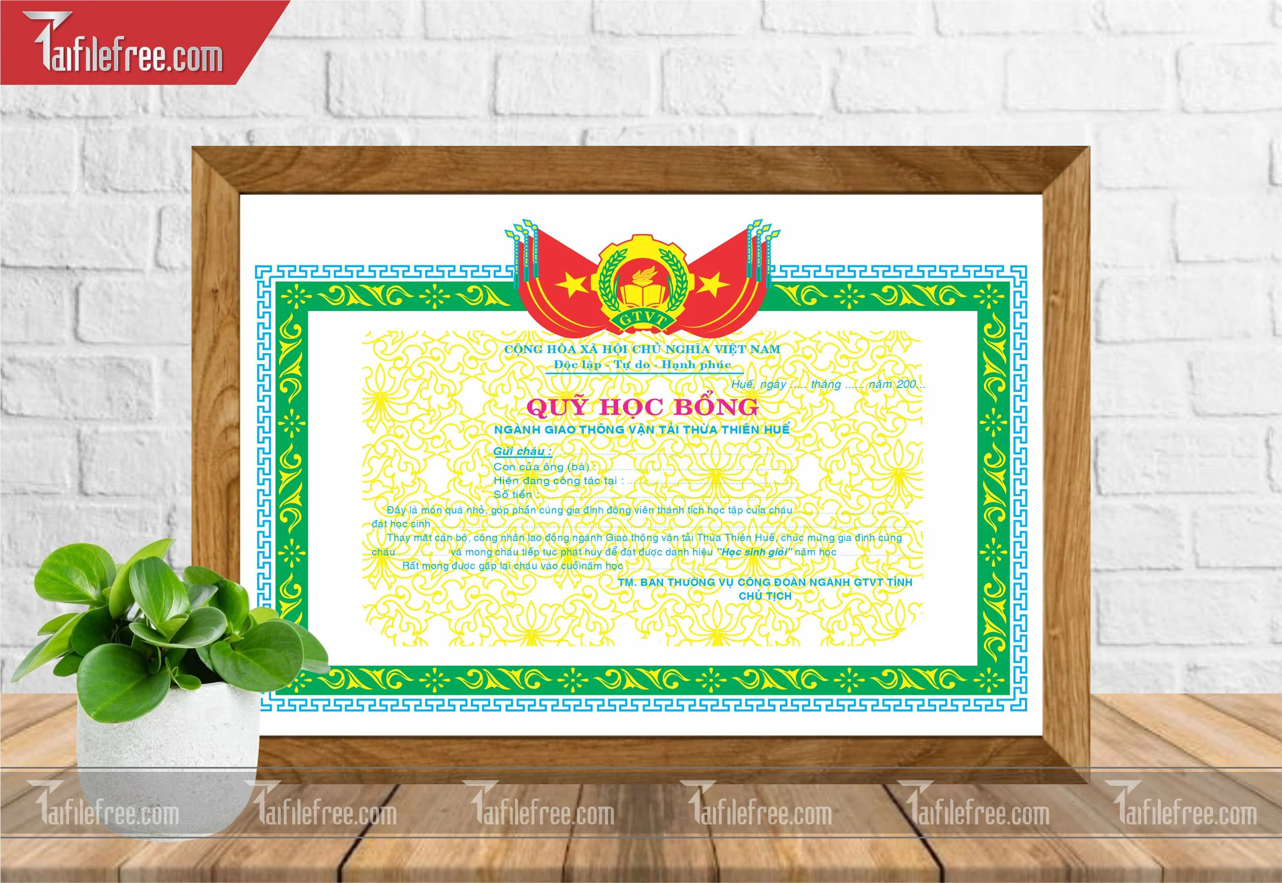 Giấy Khen Các Dòng Họ_GK12