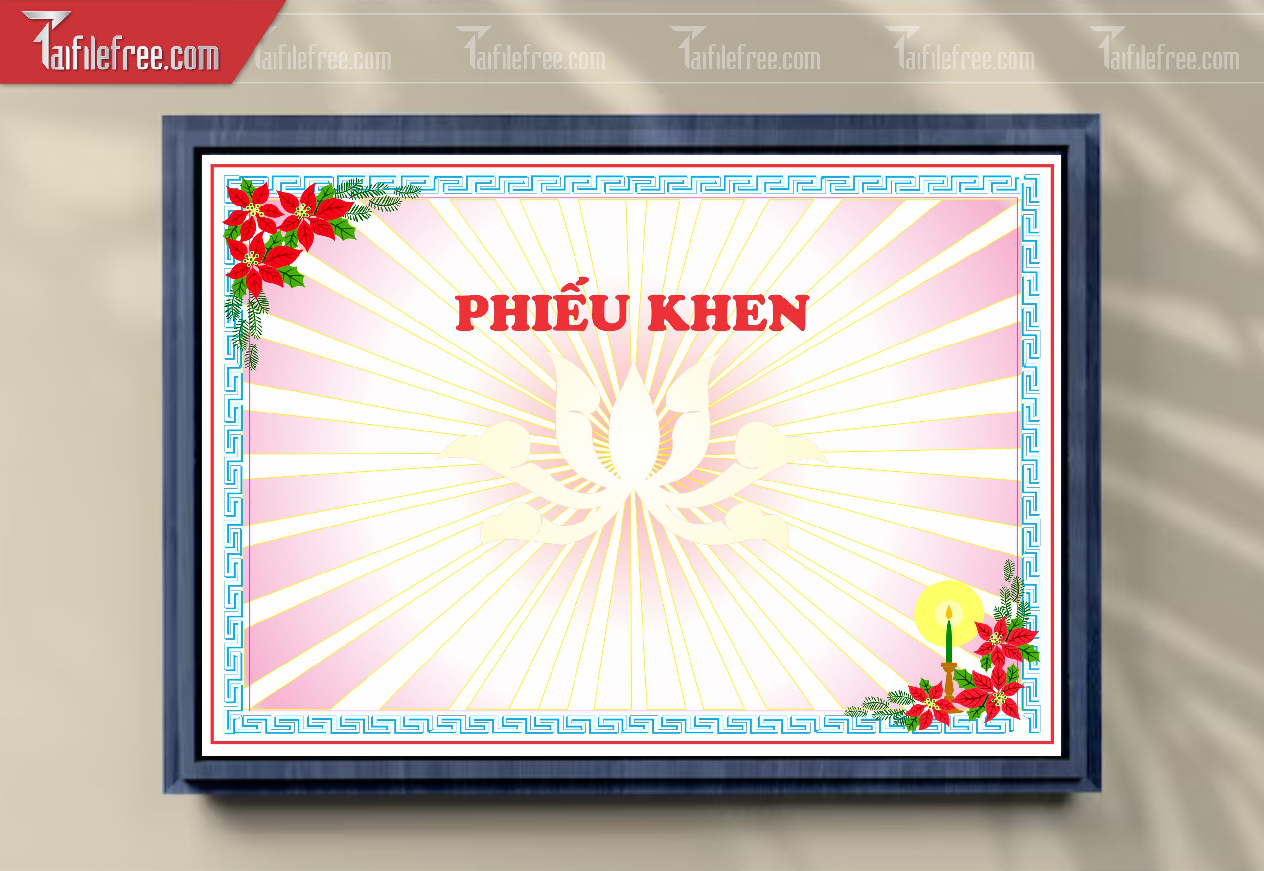 Giấy Khen Trường Học Đẹp, Phiếu Giấy Khen_GK126