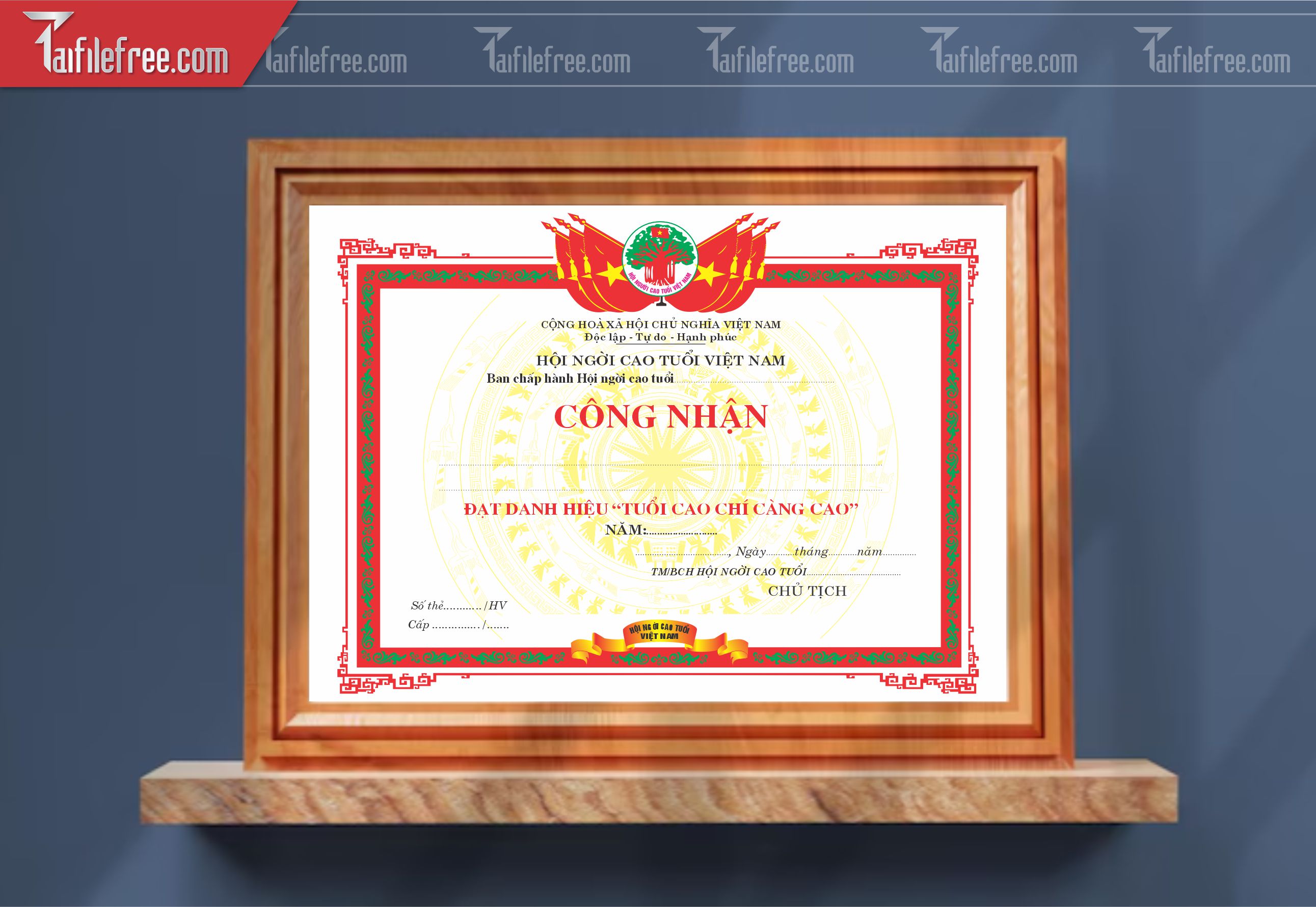 Giấy Công Nhận Người Cao Tuổi_GK147