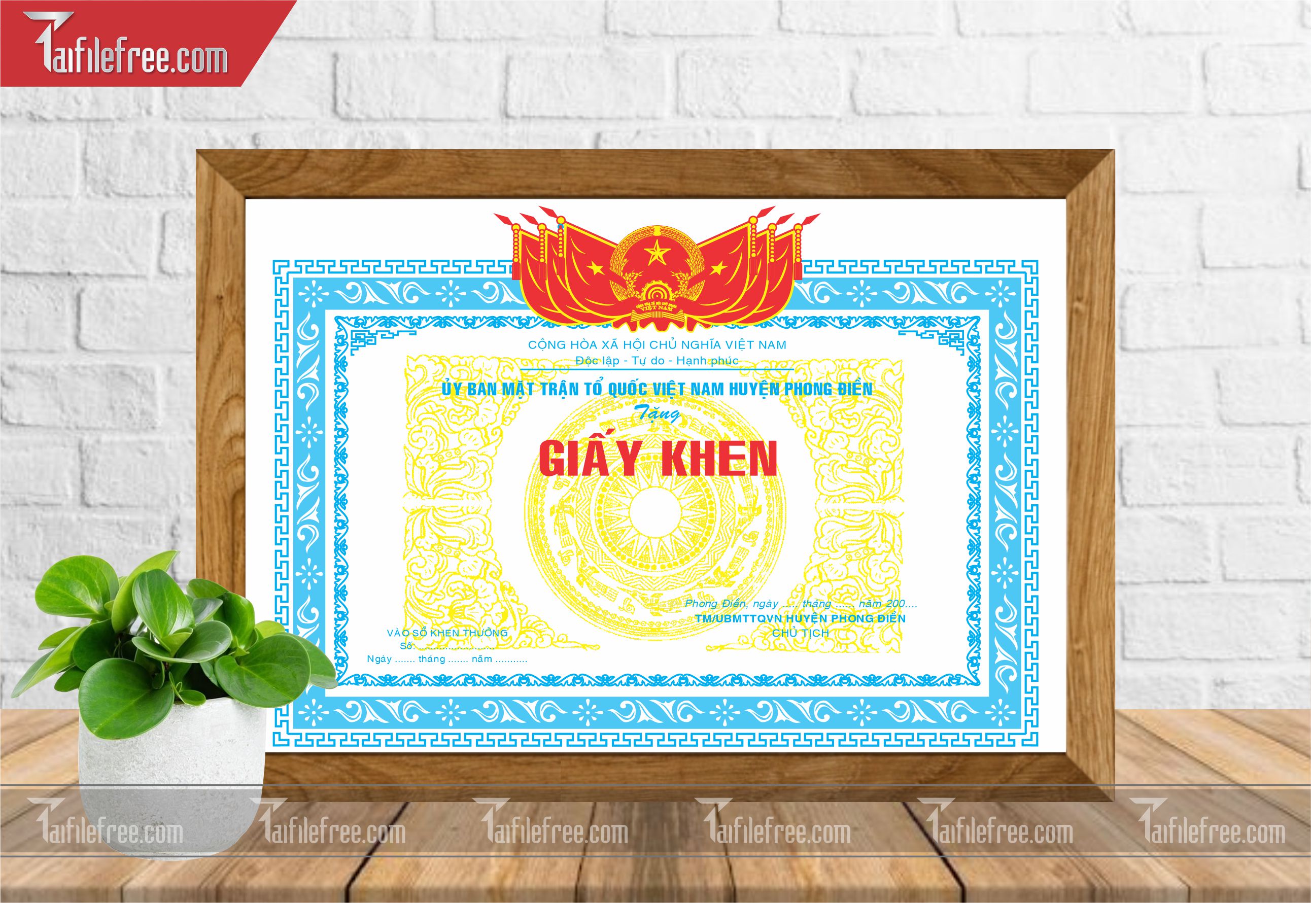 Giấy Khen Nhà Nước_GK15