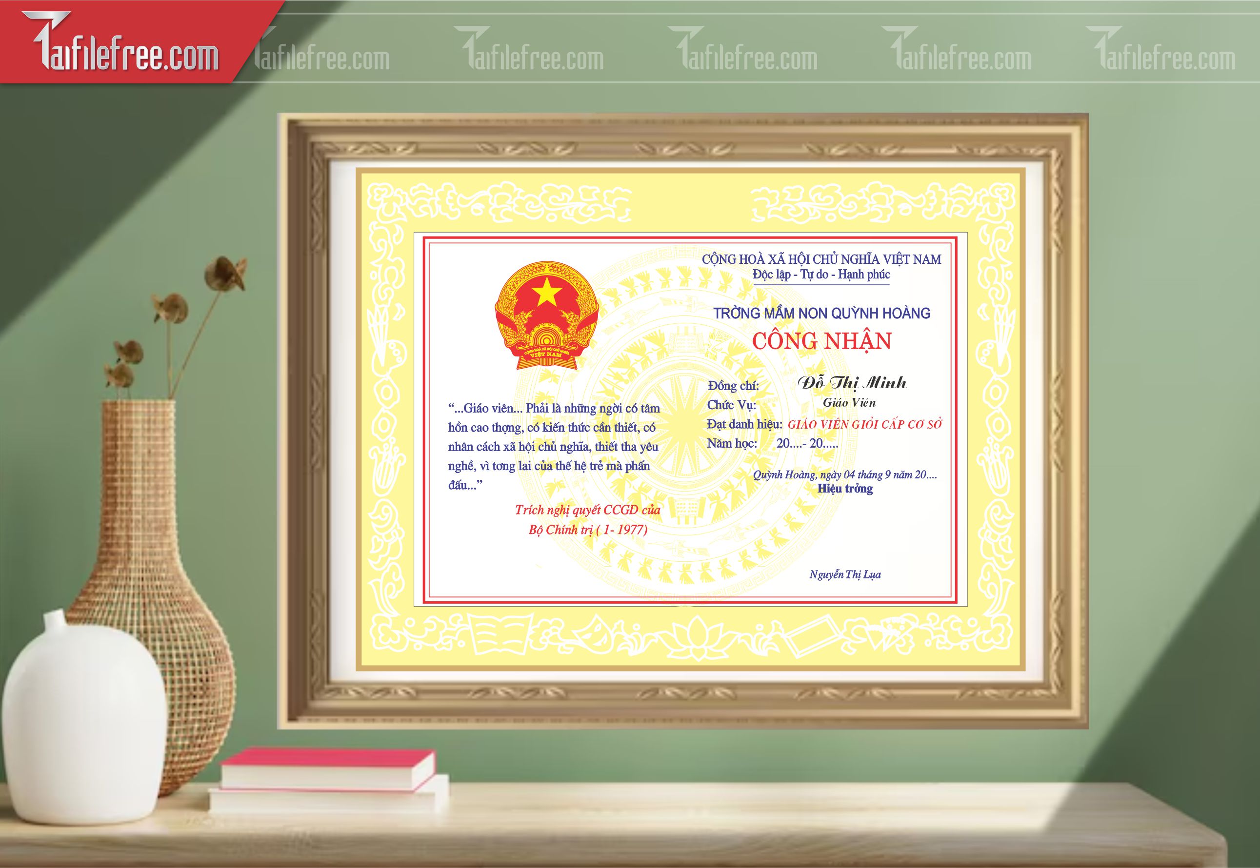 Giấy Khen Trường Học_GK151