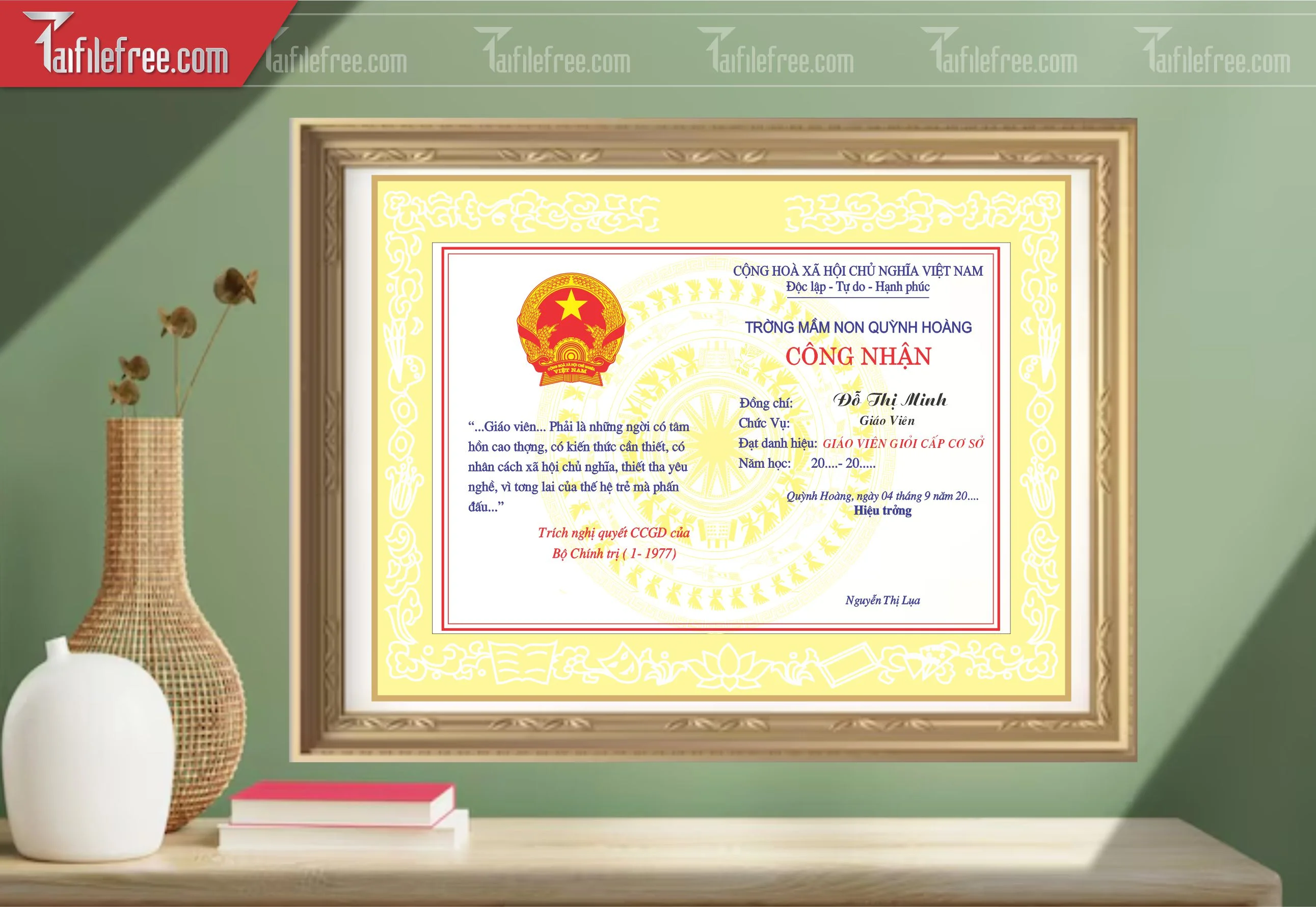 Giấy Khen Trường Học_GK151