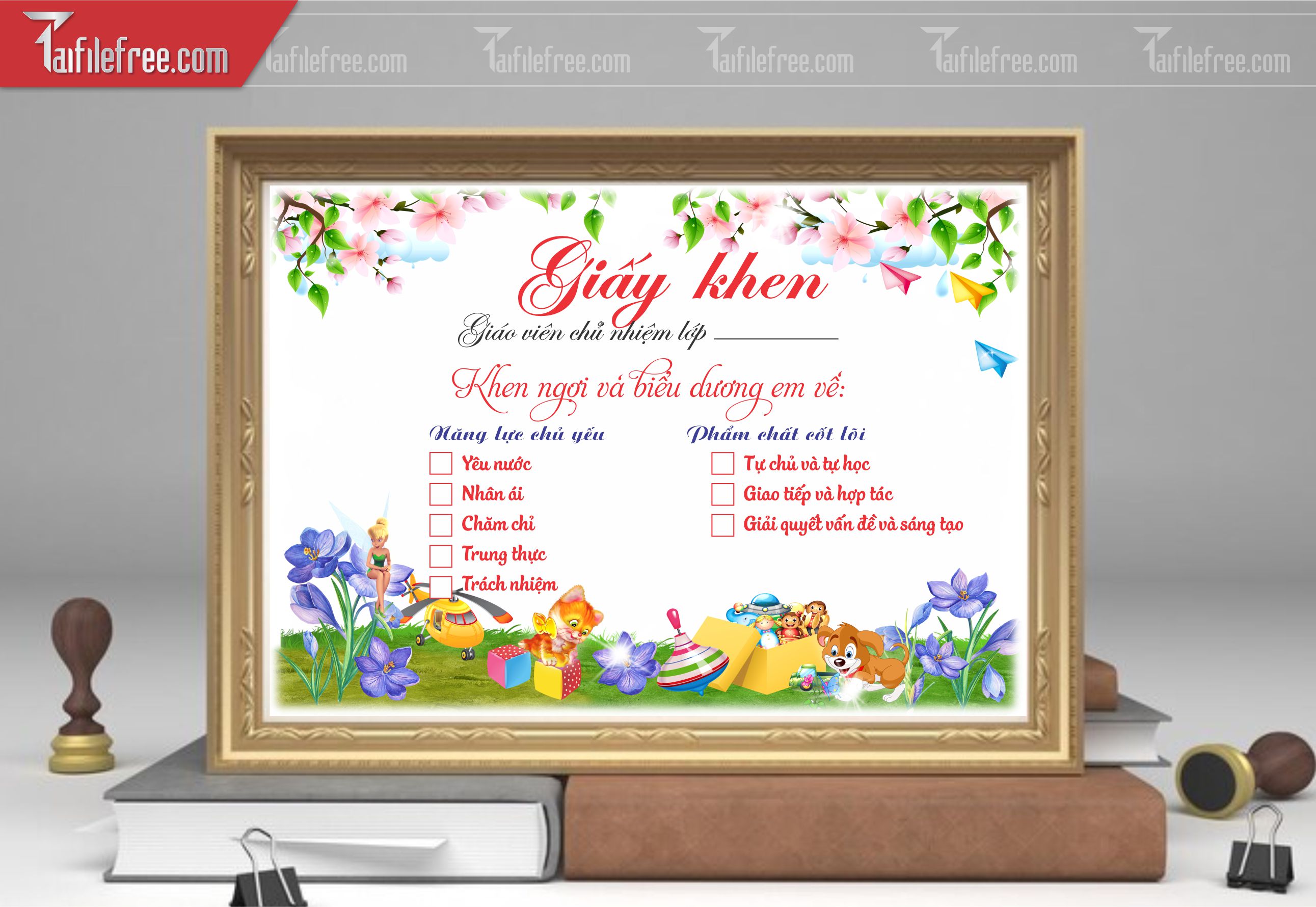 Giấy Khen Mầm Non_GK160