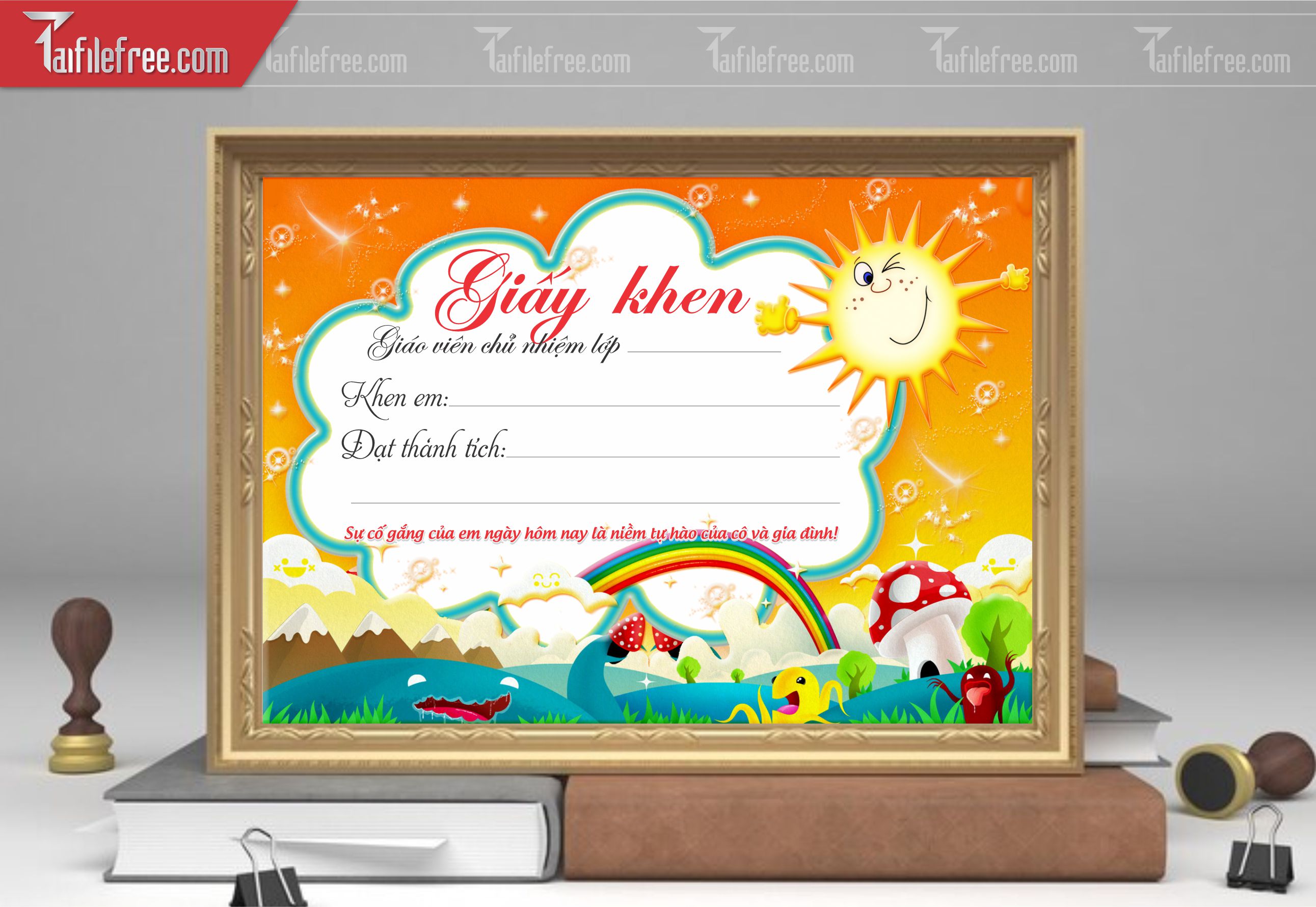 Giấy Khen Mầm Non_GK162