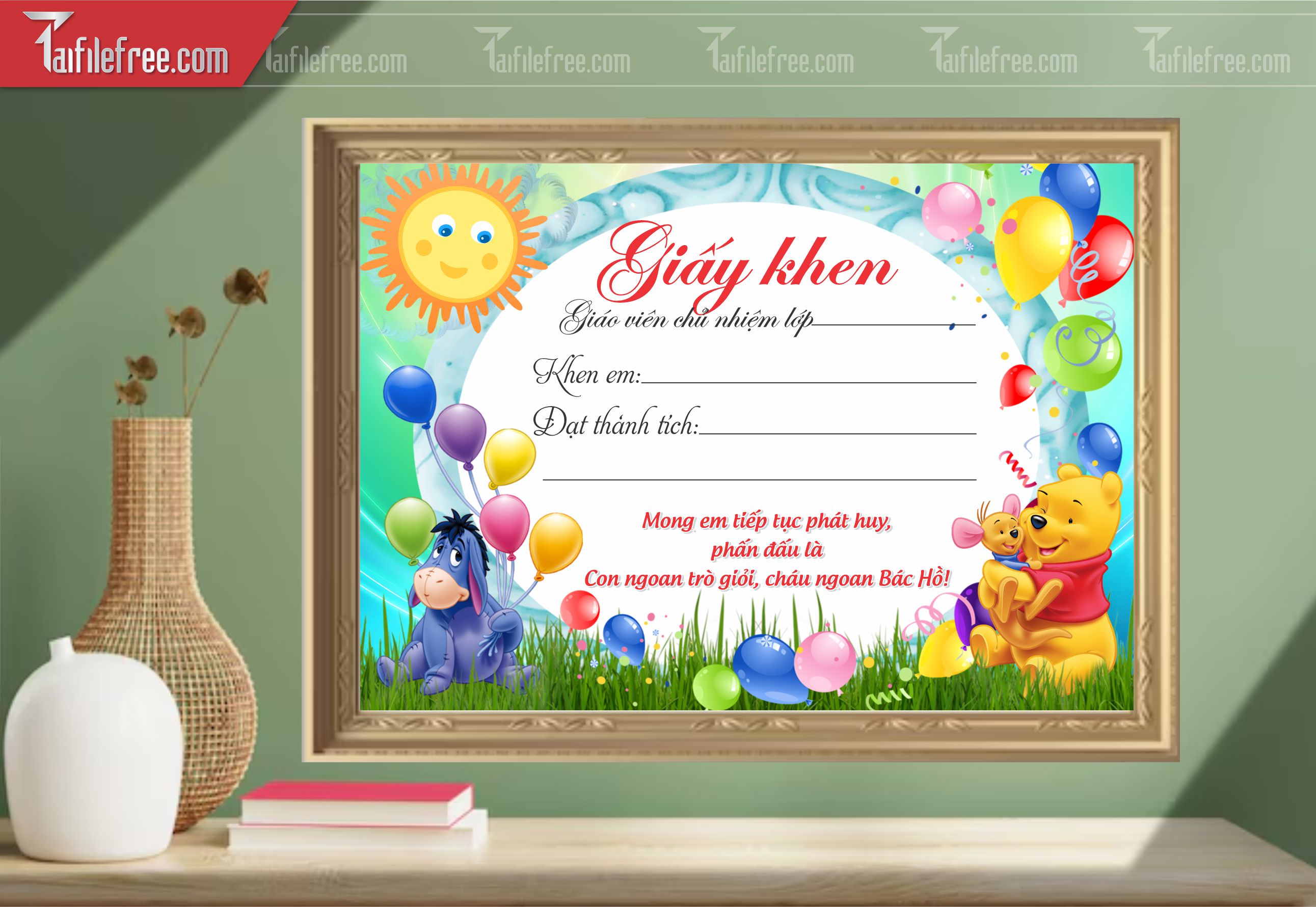 Giấy Khen Mầm Non_GK164