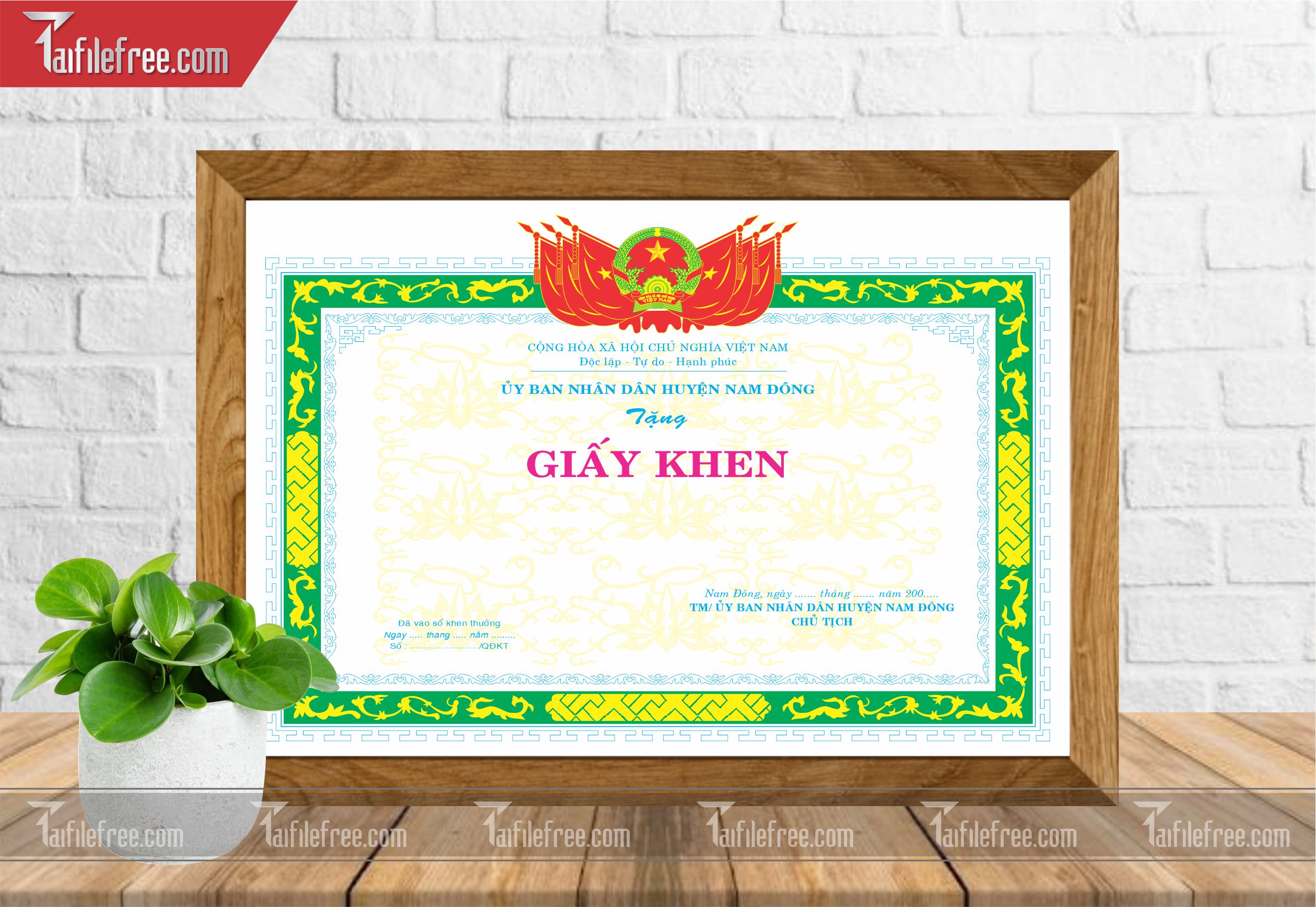 Giấy Khen Nhà Nước_GK19