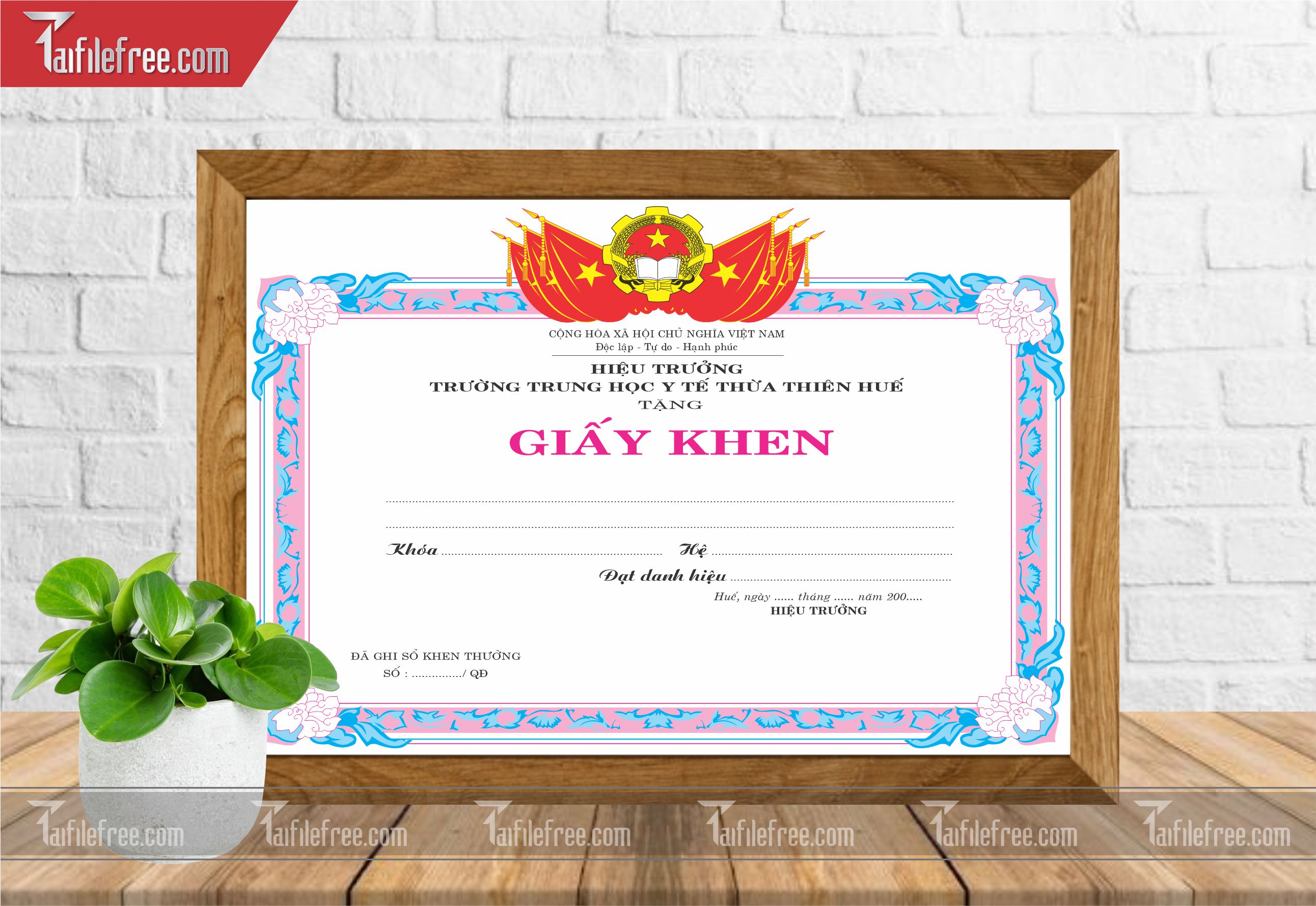Giấy Khen Trường Học_GK28