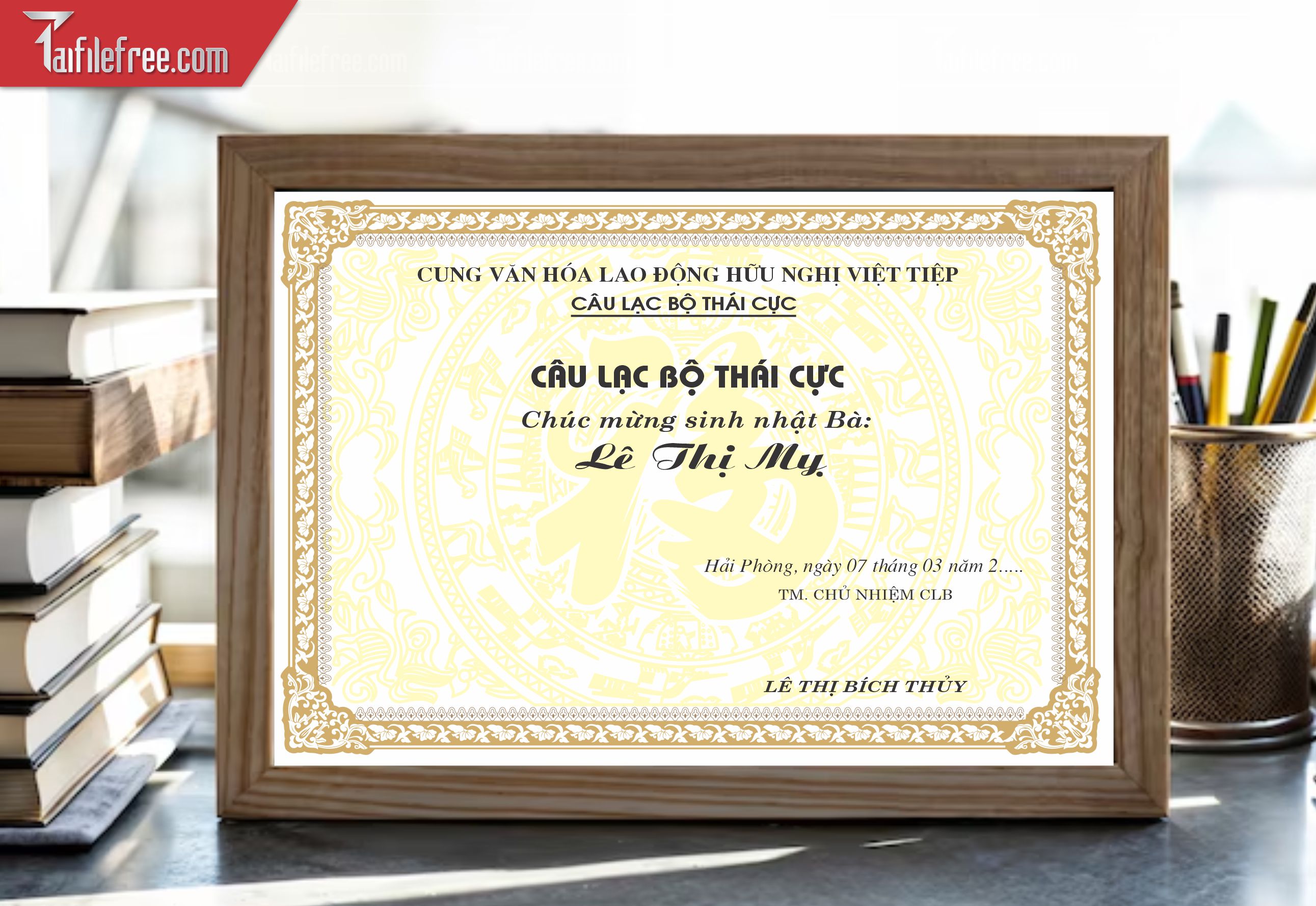 Giấy Khen Câu lạc Bộ_GK039