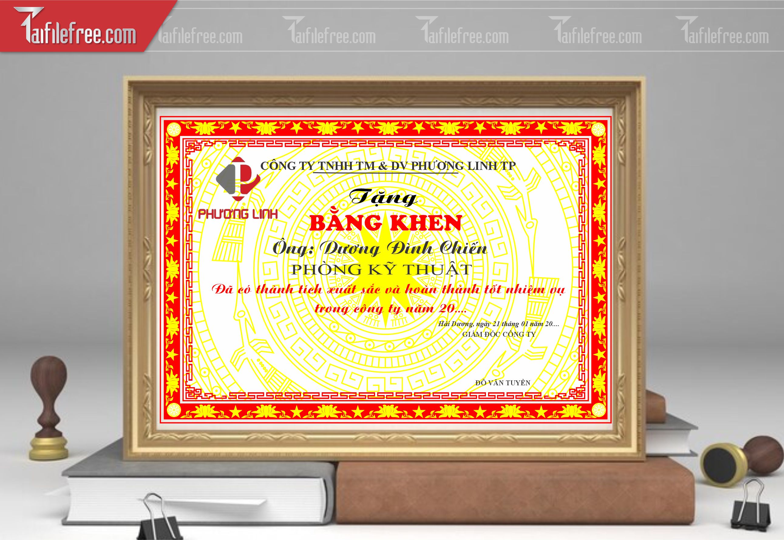 Giấy Khen Công Ty Đẹp_GK046