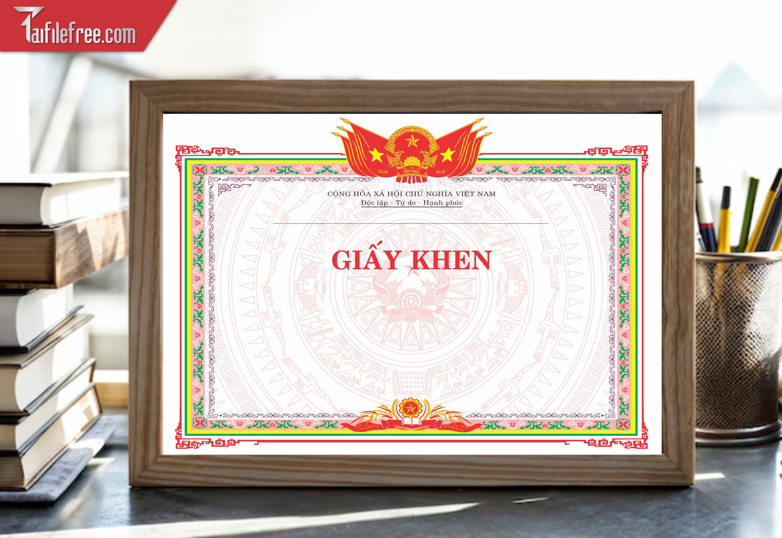 Giấy Khen Nhà Nước Đẹp_GK81