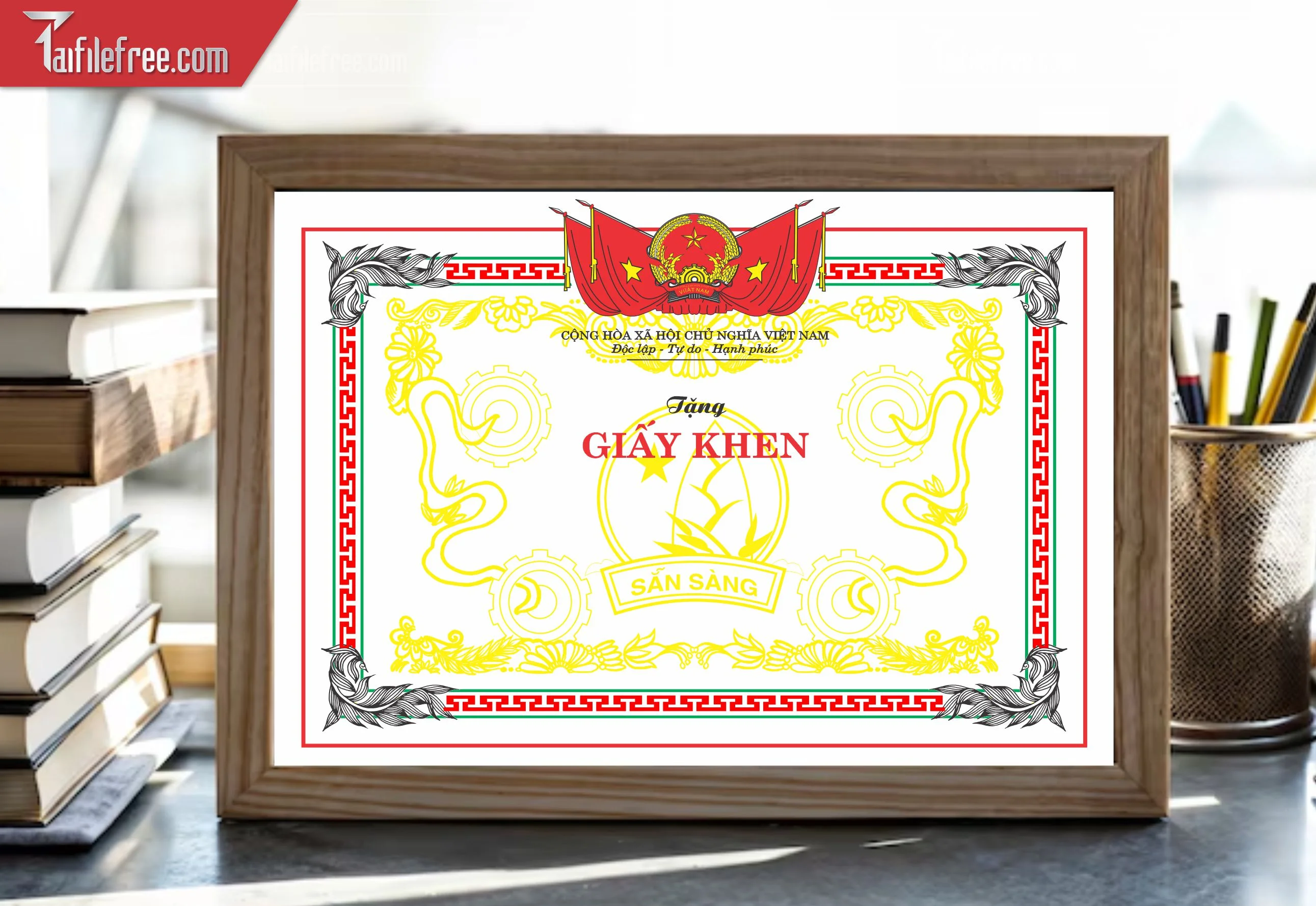 Giấy Khen Nhà Nước Đẹp_GK90