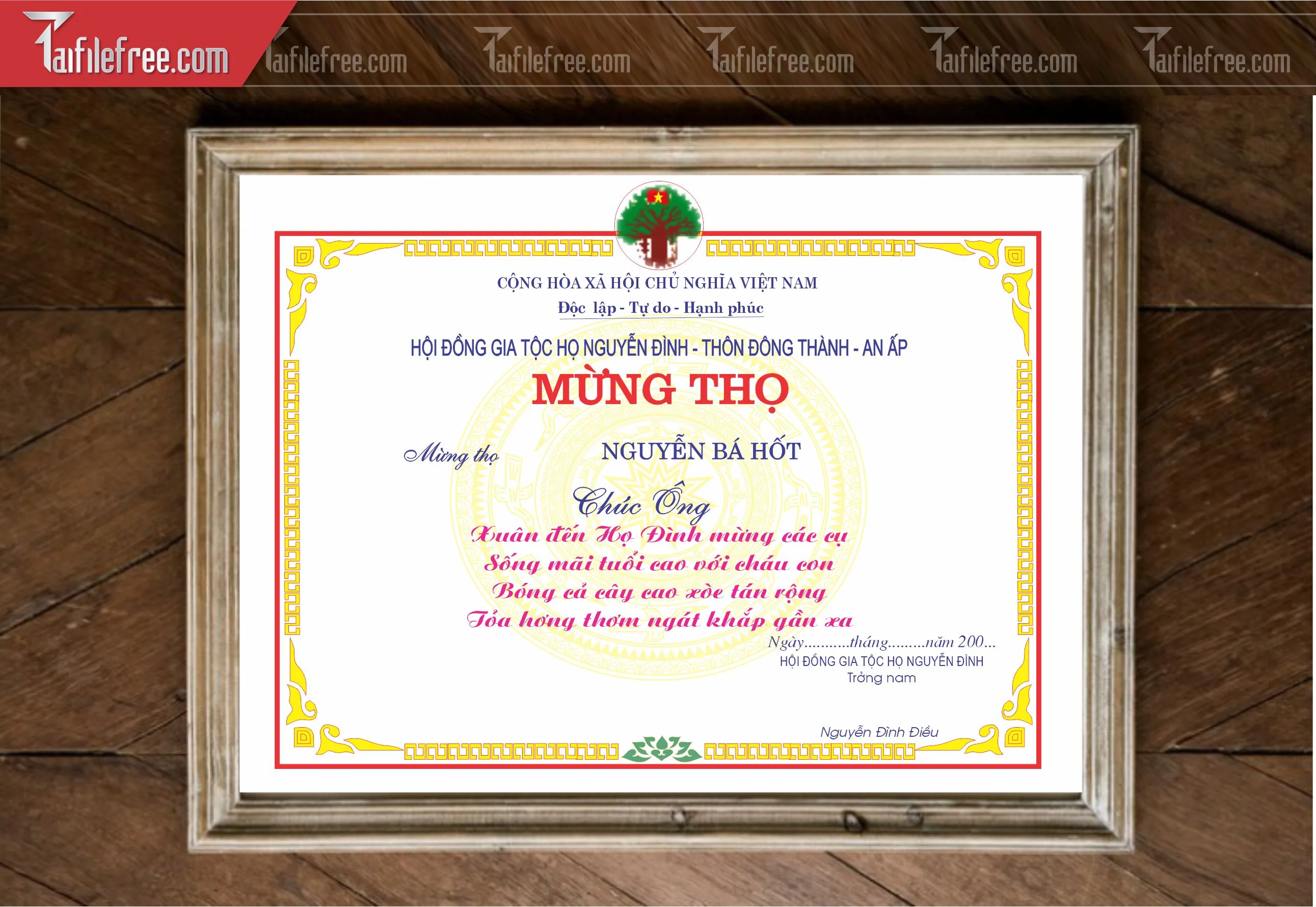 Giấy Mừng Thọ Đẹp_GK93