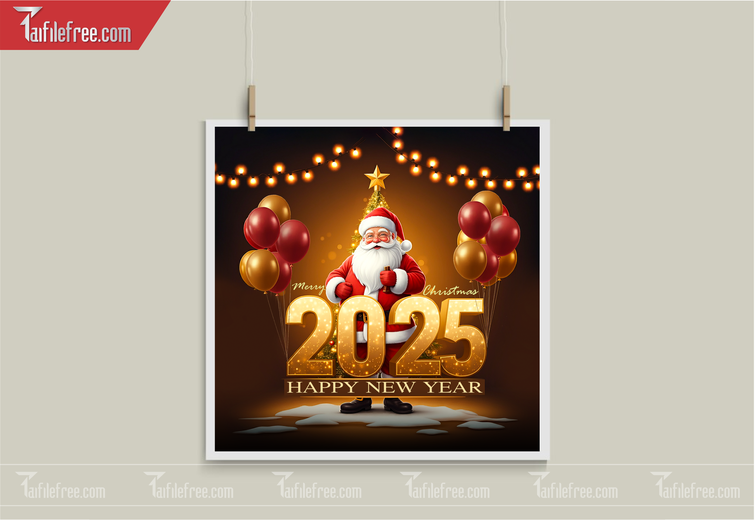 Banner Giáng Sinh - Noel - Backdrop Merry Christmas GS21