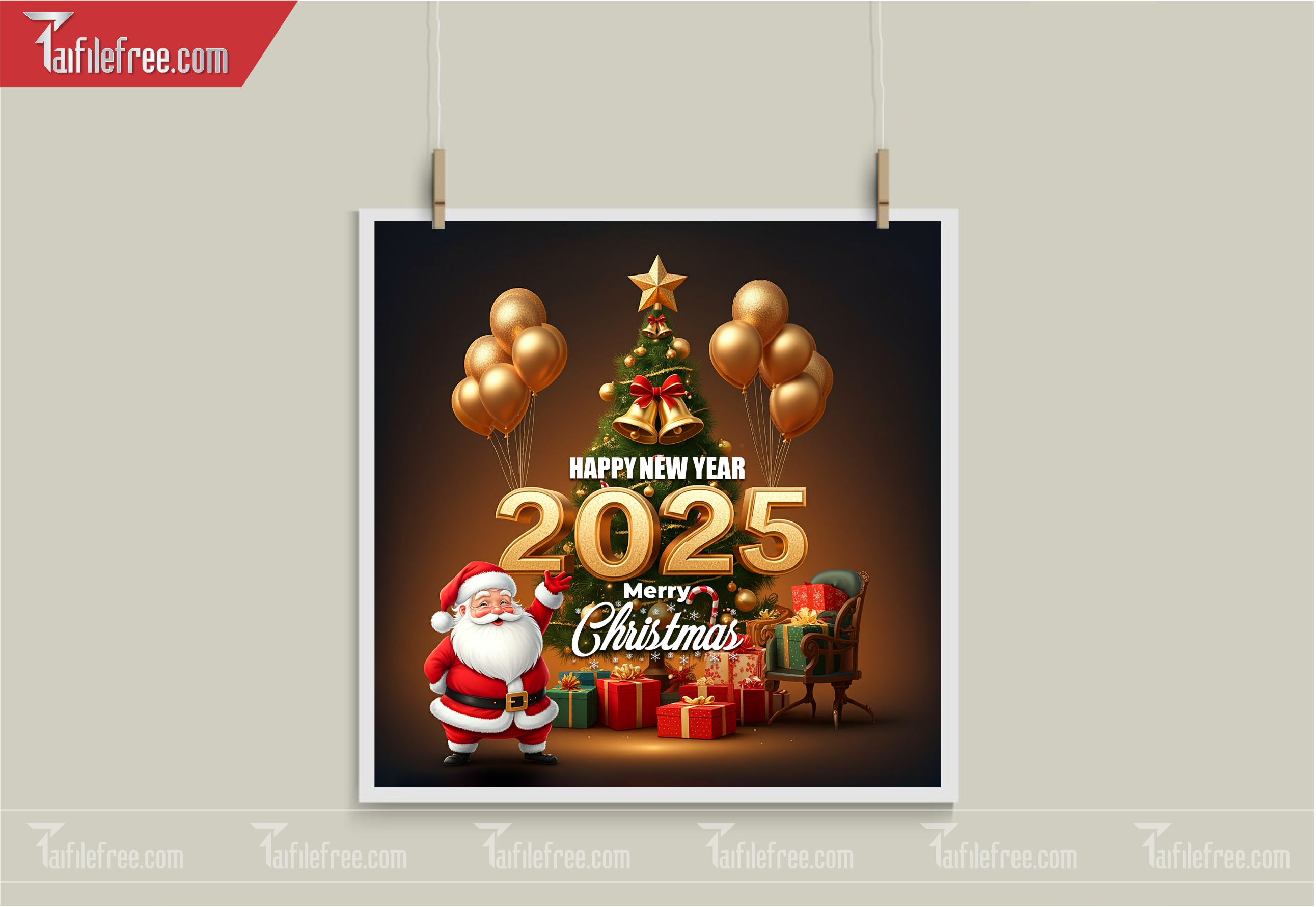 Banner Giáng Sinh - Noel - Backdrop Merry Christmas GS22