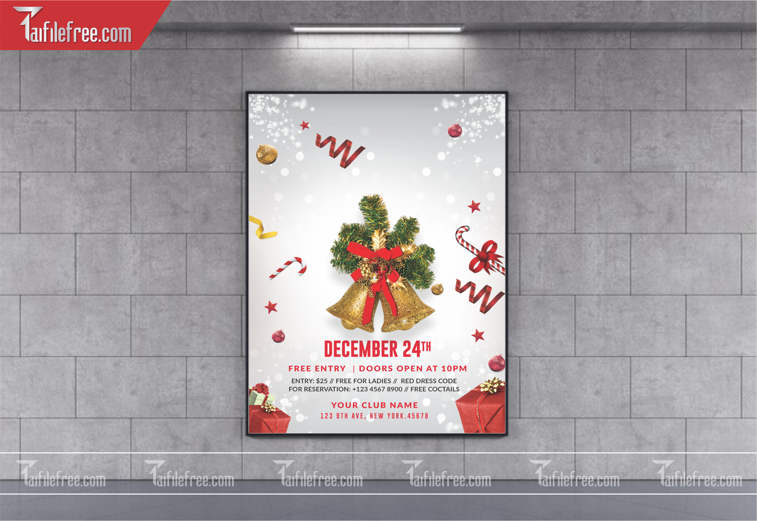 Banner Giáng Sinh - Noel - Backdrop Merry Christmas GS27