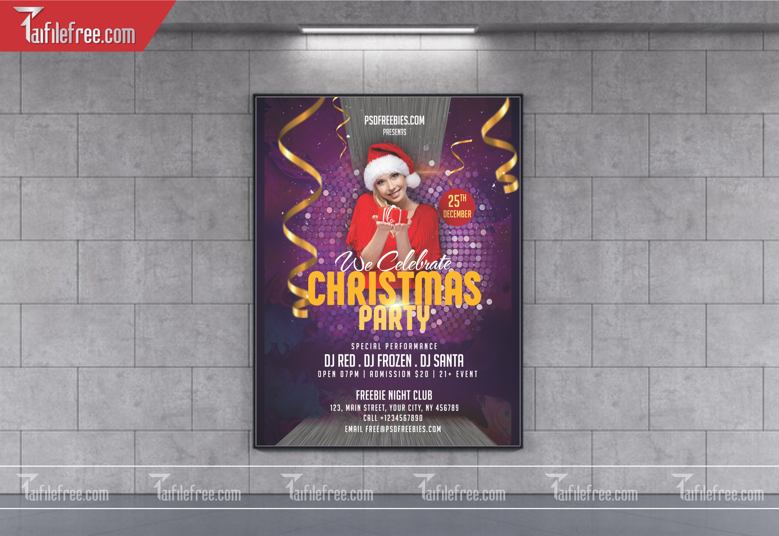 Banner Giáng Sinh - Noel - Backdrop Merry Christmas GS28