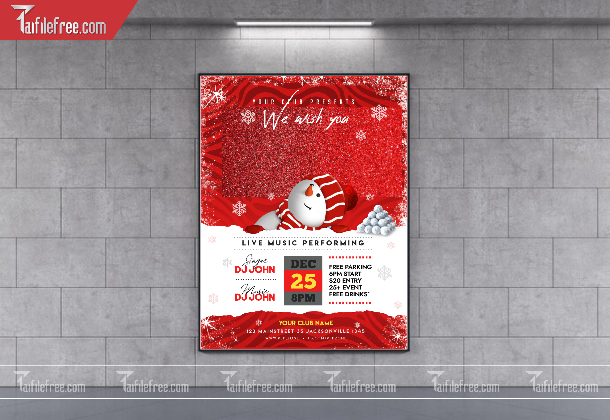 Banner Giáng Sinh - Noel - Backdrop Merry Christmas GS30